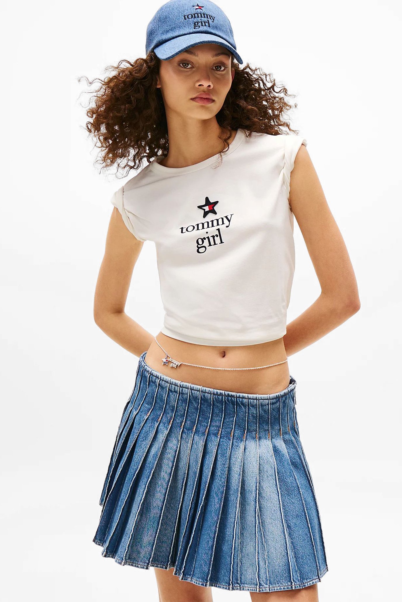 Женская белая футболка TOMMY GIRL Белый L Tommy Jeans DN0DN00067 Женская белая футболка TOMMY GIRL Белый L Tommy Jeans DN0DN00067