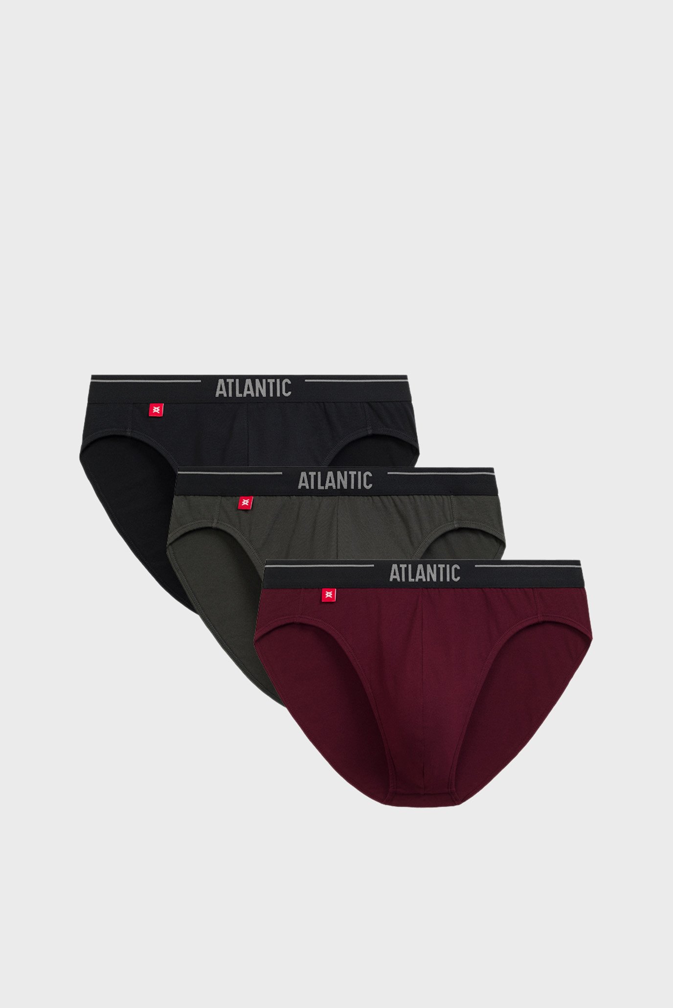 Мужские брифы (3 шт) Разноцветный XXL Atlantic 3MP-094 Мужские брифы (3 шт) Разноцветный XXL Atlantic 3MP-094