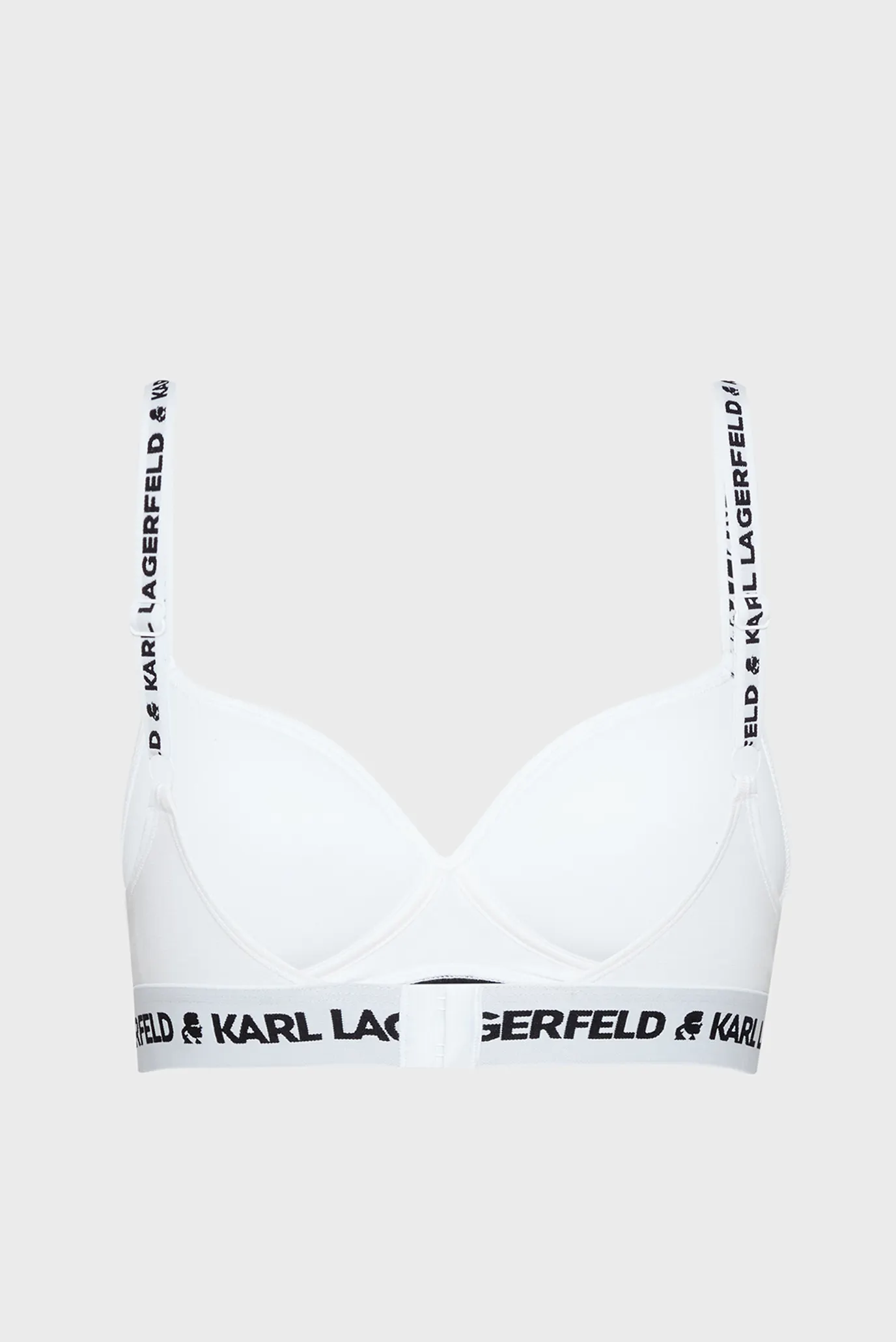 Жіночий білий бюстгальтер logo padded 2