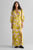Женское желтое платье с узором IRIS PRINT