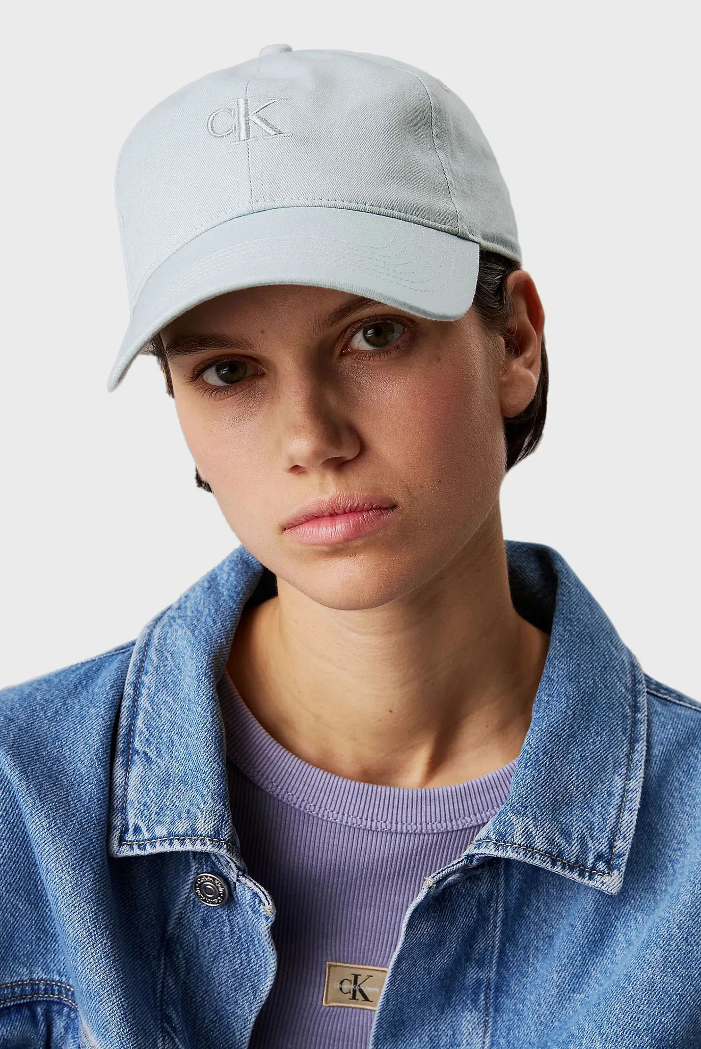 Женская голубая кепка MONOGRAM EMBROIDERY 2