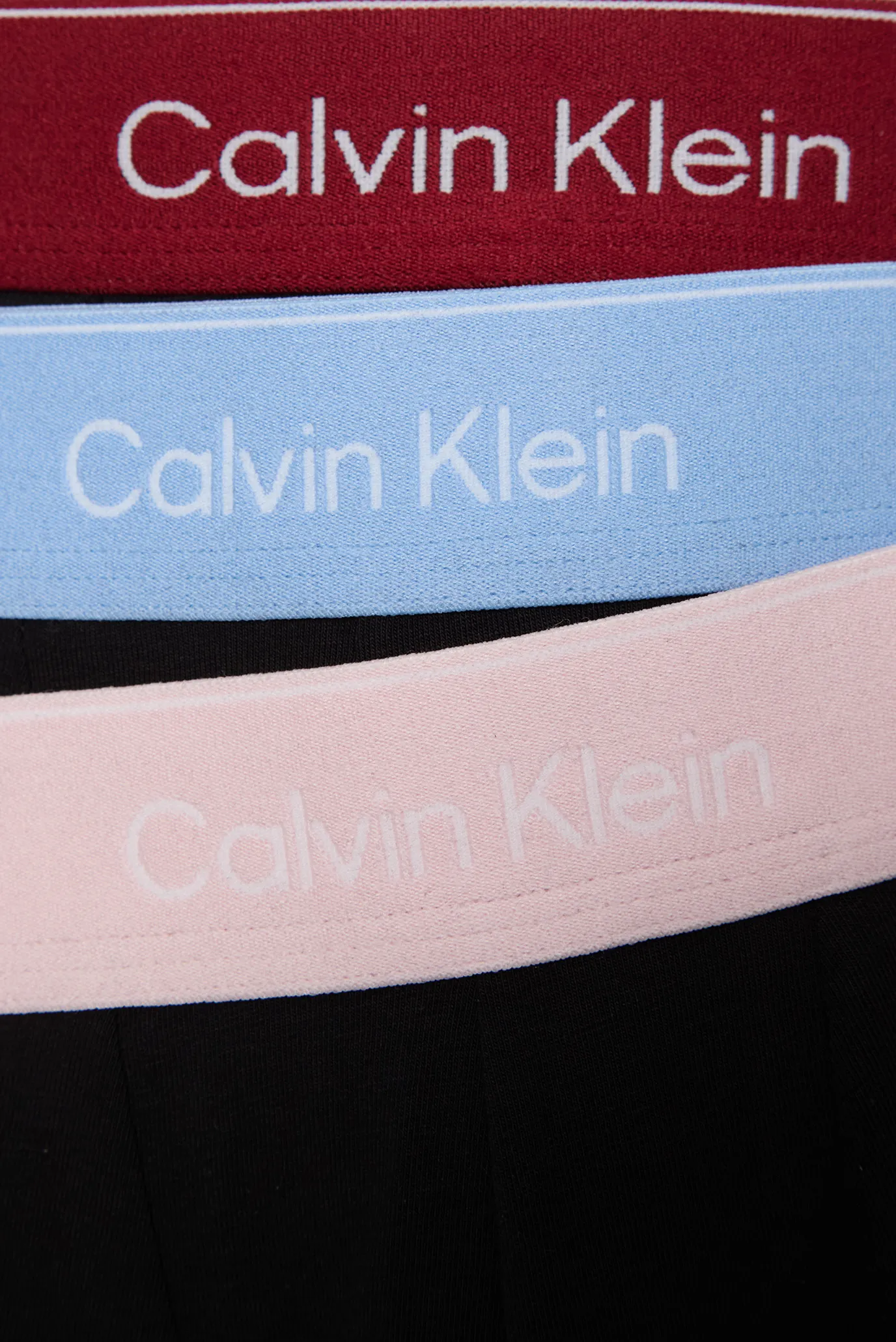 Мужские черные боксеры (3 шт) LOW RISE TRUNK 7