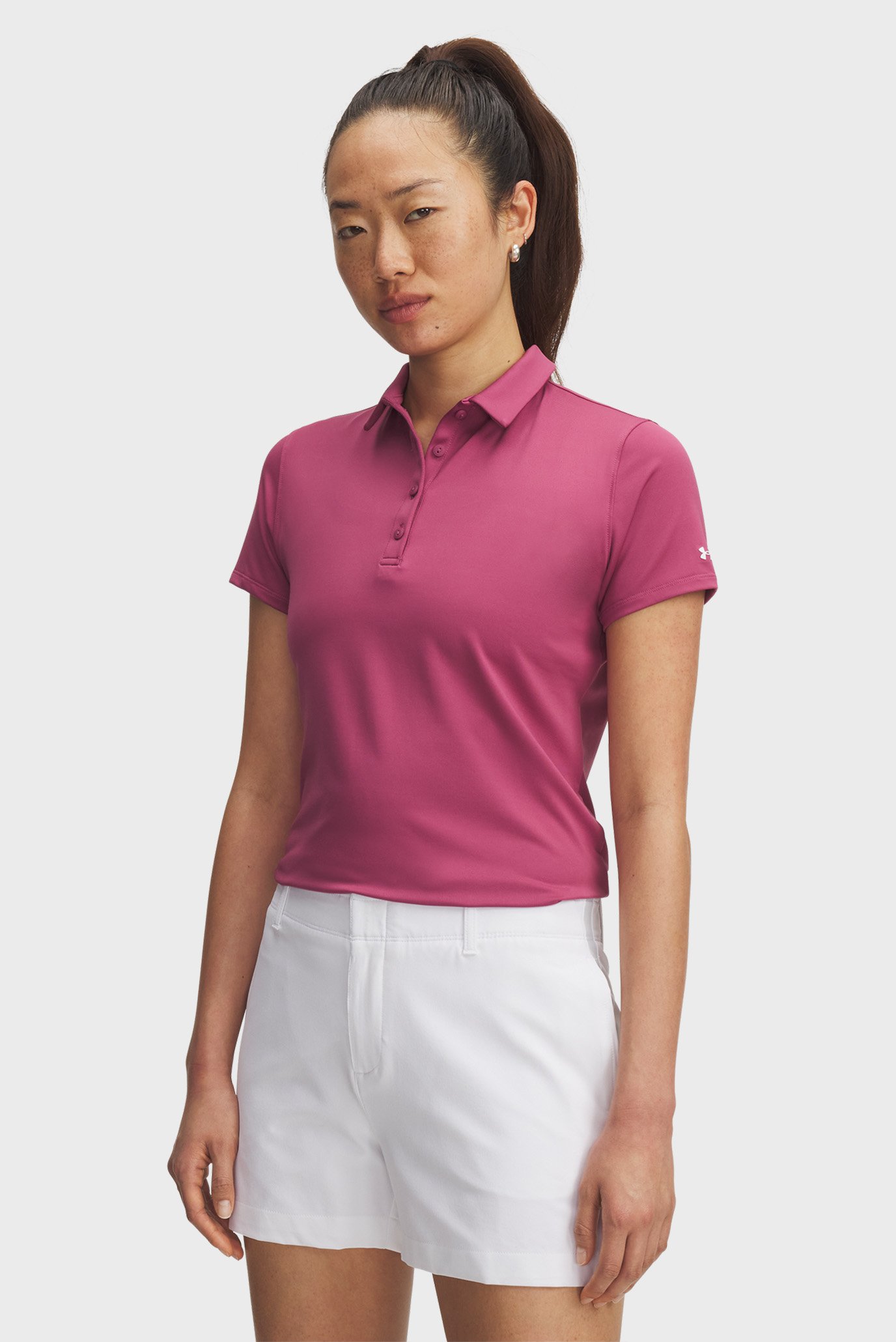 Женское розовое поло UA Playoff SS Polo Розовый L Under Armour 1383612-659 Женское розовое поло UA Playoff SS Polo Розовый L Under Armour 1383612-659