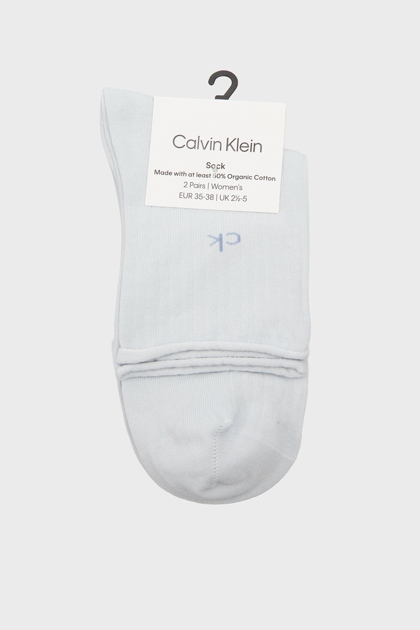 Женские голубые носки (2 пары) ROLL Голубой 35-38 Calvin Klein 701229681 Женские голубые носки (2 пары) ROLL Голубой 35-38 Calvin Klein 701229681