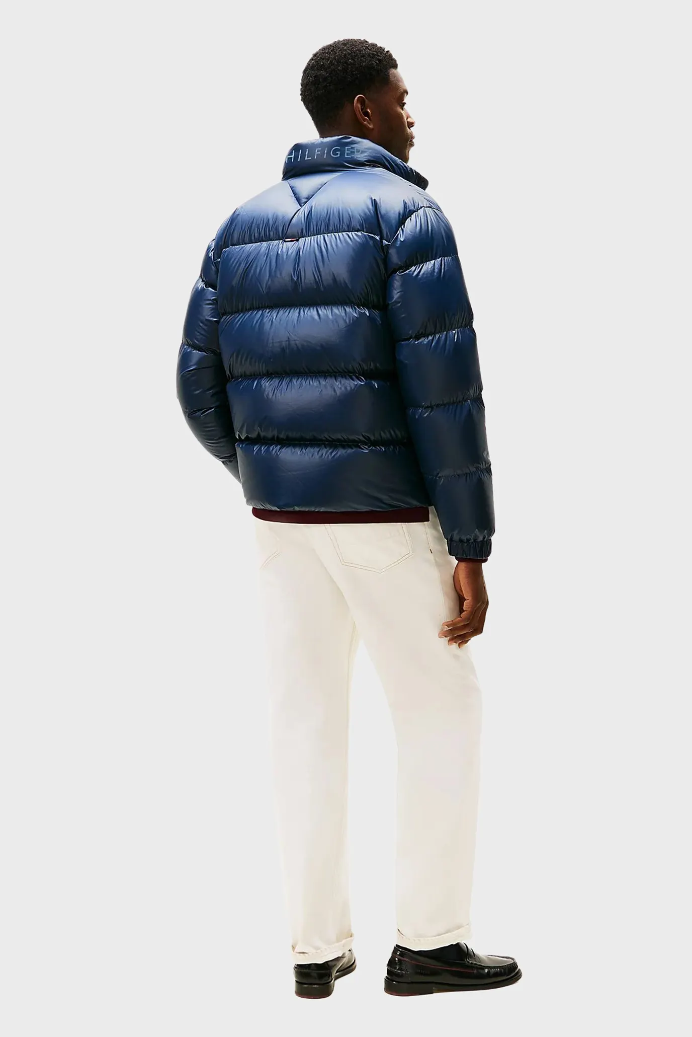 Мужской темно-синий пуховик SHINY 3