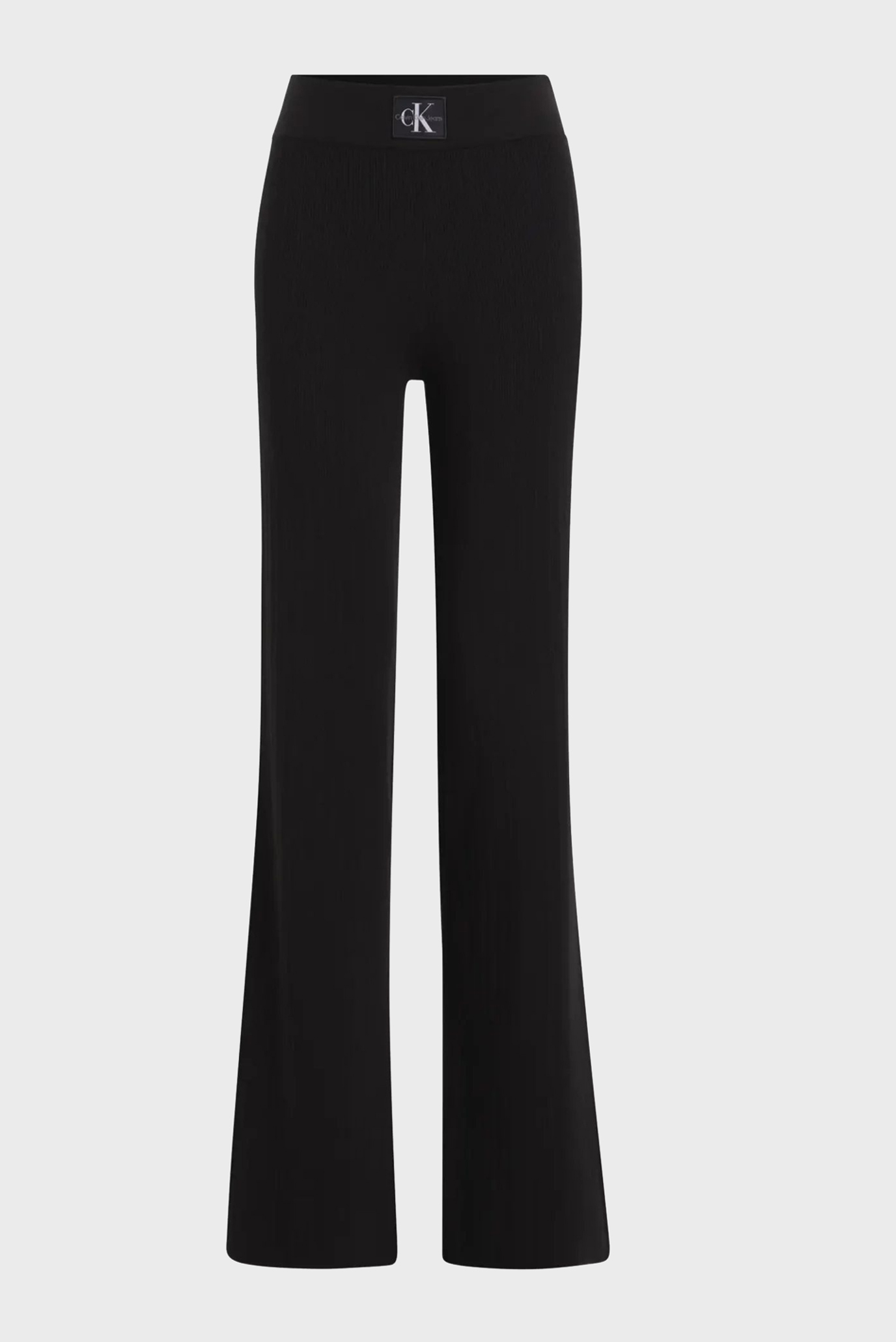 Жіночі чорні брюки VARIEGATED RIB SWEATER 1