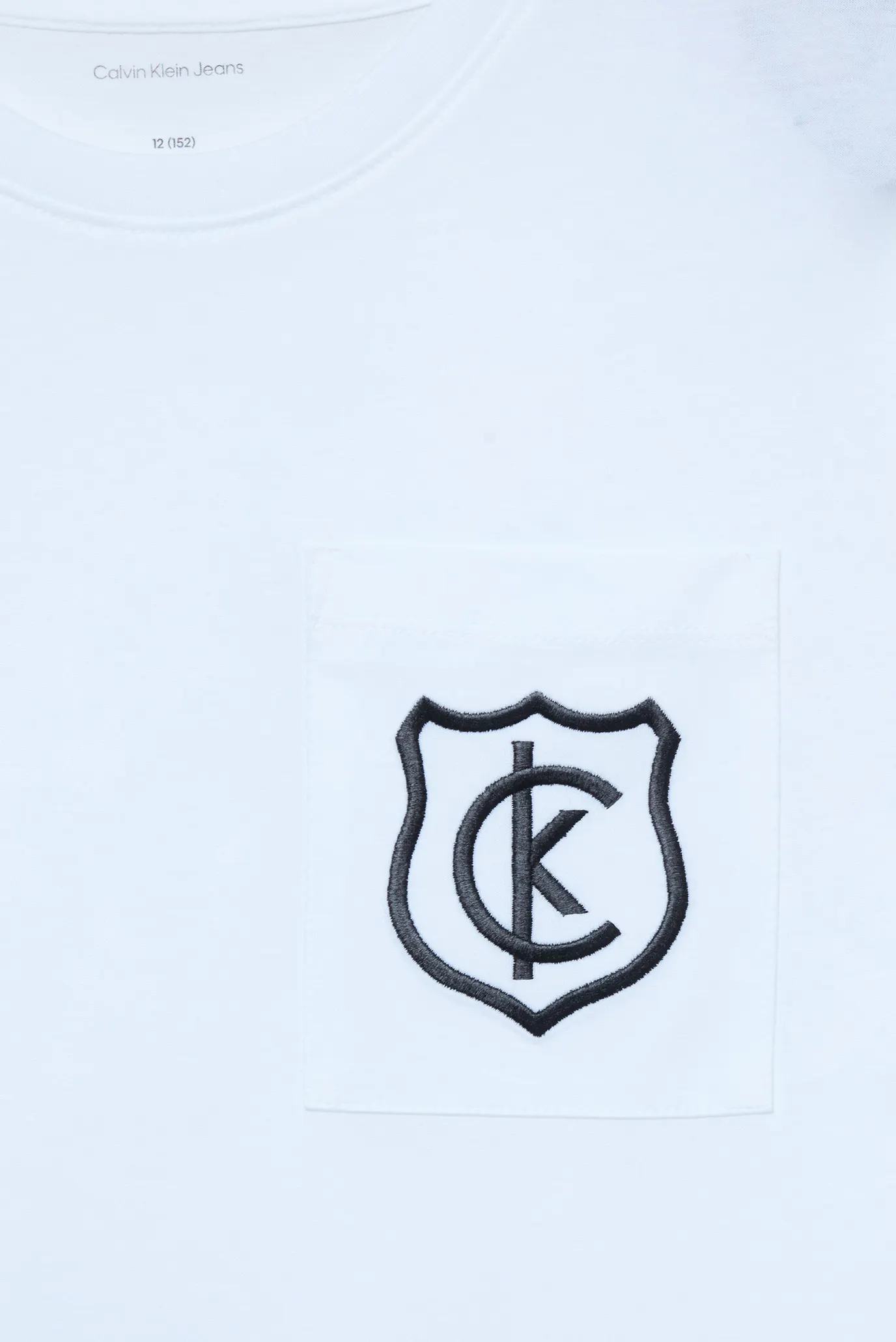 Детская белая футболка POCKET 3