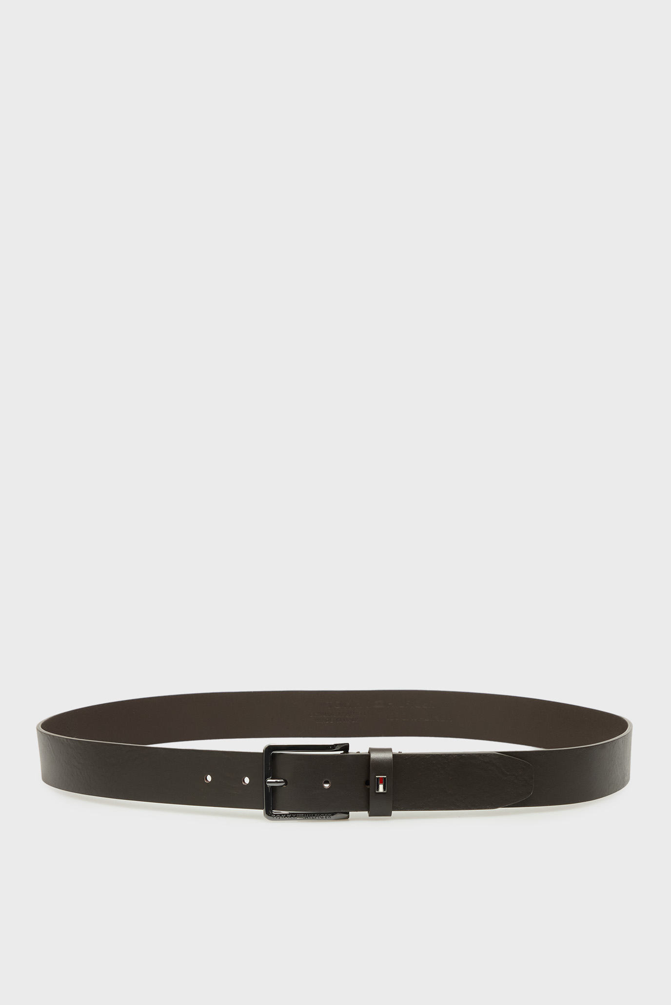 Мужской темно-коричневый кожаный ремень OLIVIER Коричневый 100 Tommy Hilfiger AM0AM13755 Мужской темно-коричневый кожаный ремень OLIVIER Коричневый 100 Tommy Hilfiger AM0AM13755