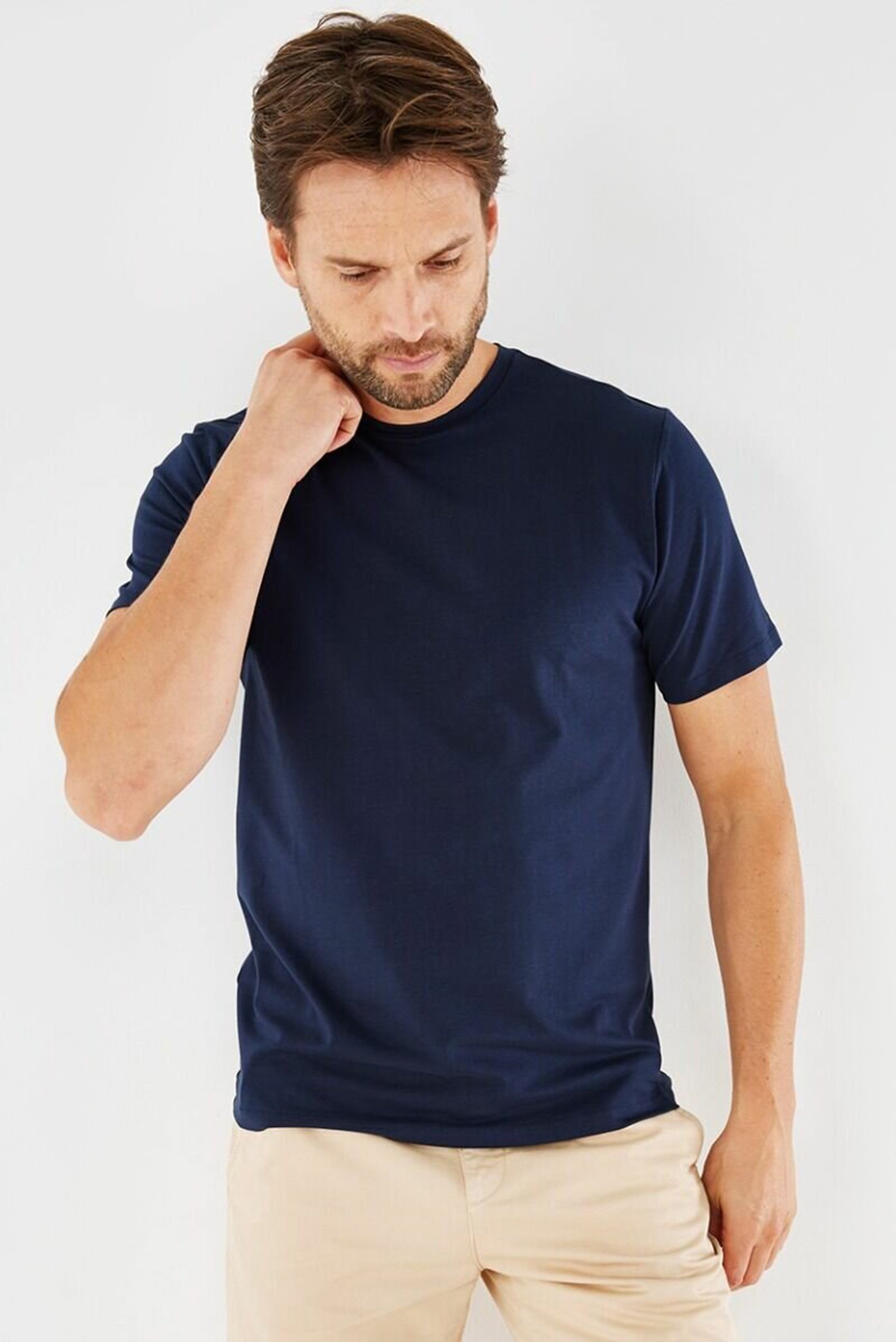 Мужская темно-синяя футболка OLIVER tee 1