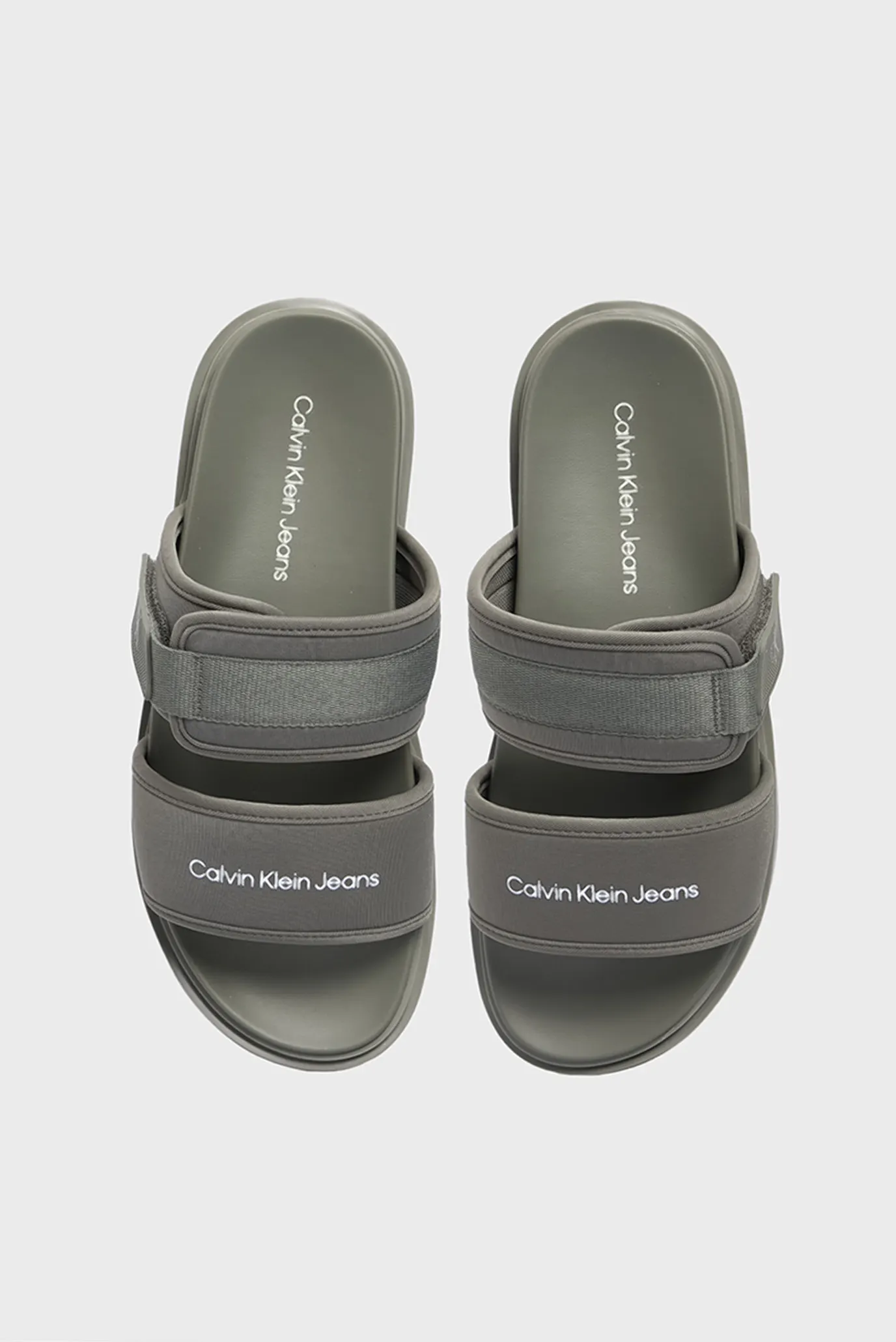 Мужские оливковые слайдеры DOUBLE BAR SANDAL WB IN BR 4