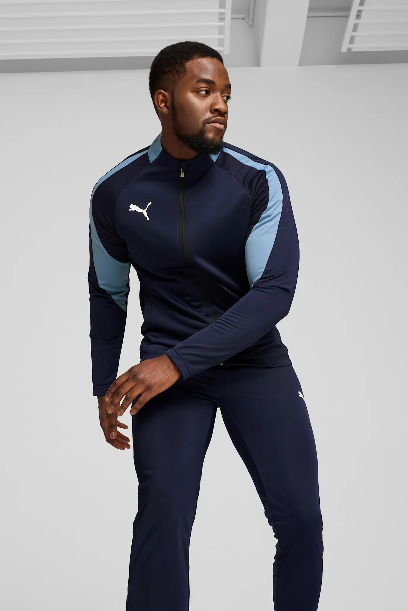 Чоловічий темно-синій спортивний костюм (кофта, штани) individualLIGA Tracksuit Men 3