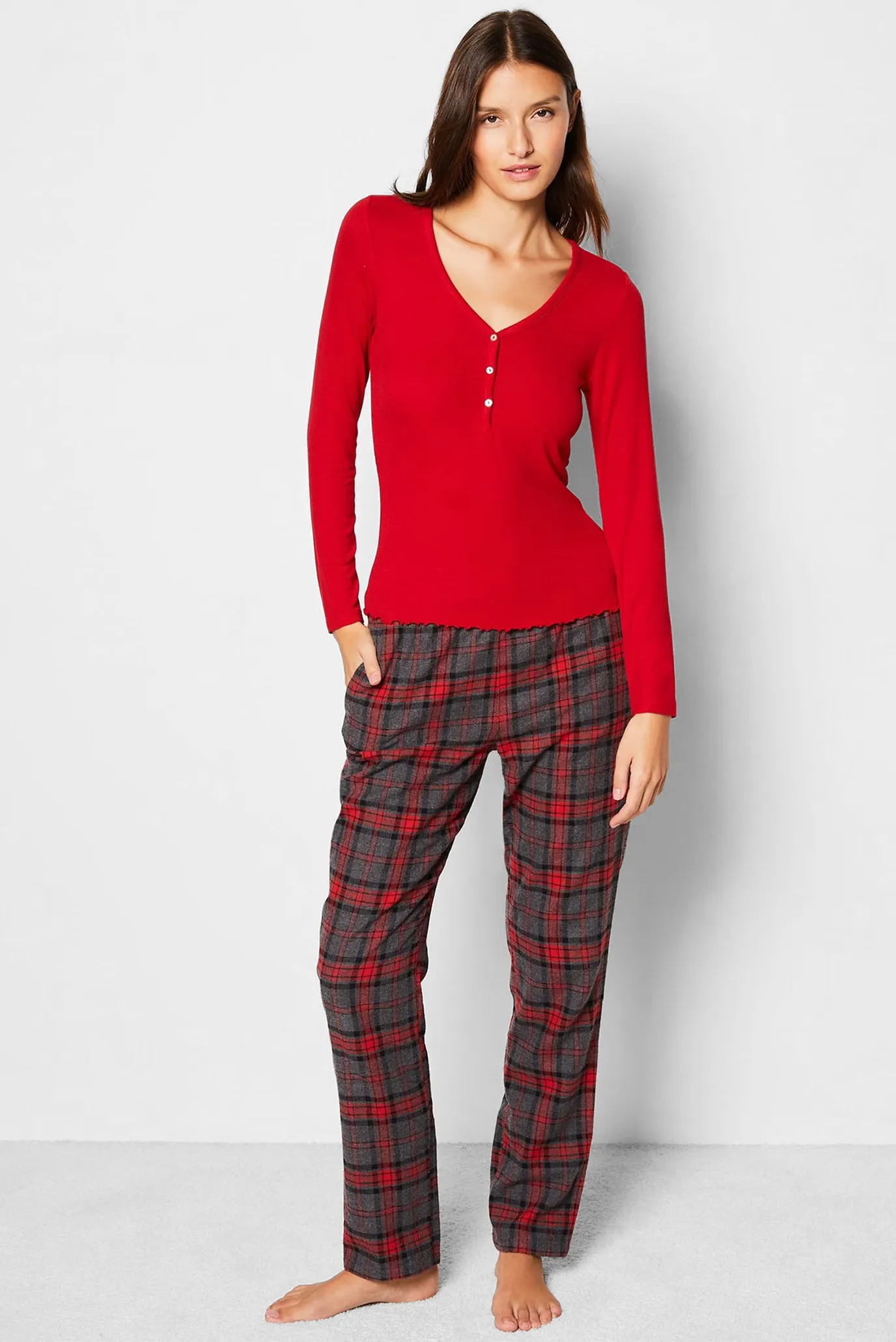 Женские брюки в клетку GAVINO 2