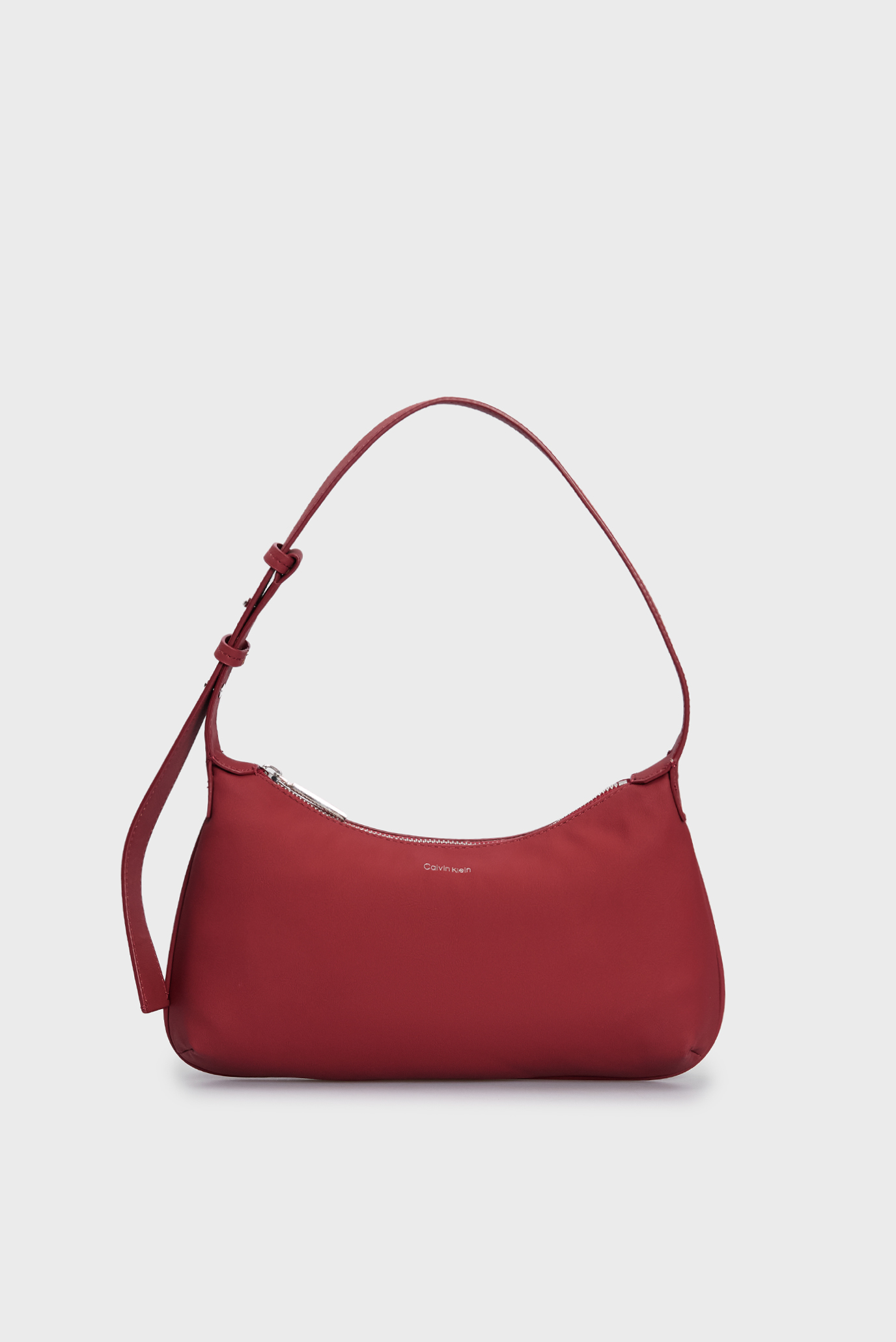 Женская бордовая сумка CALVIN SOFT SHOULDER BAG 1
