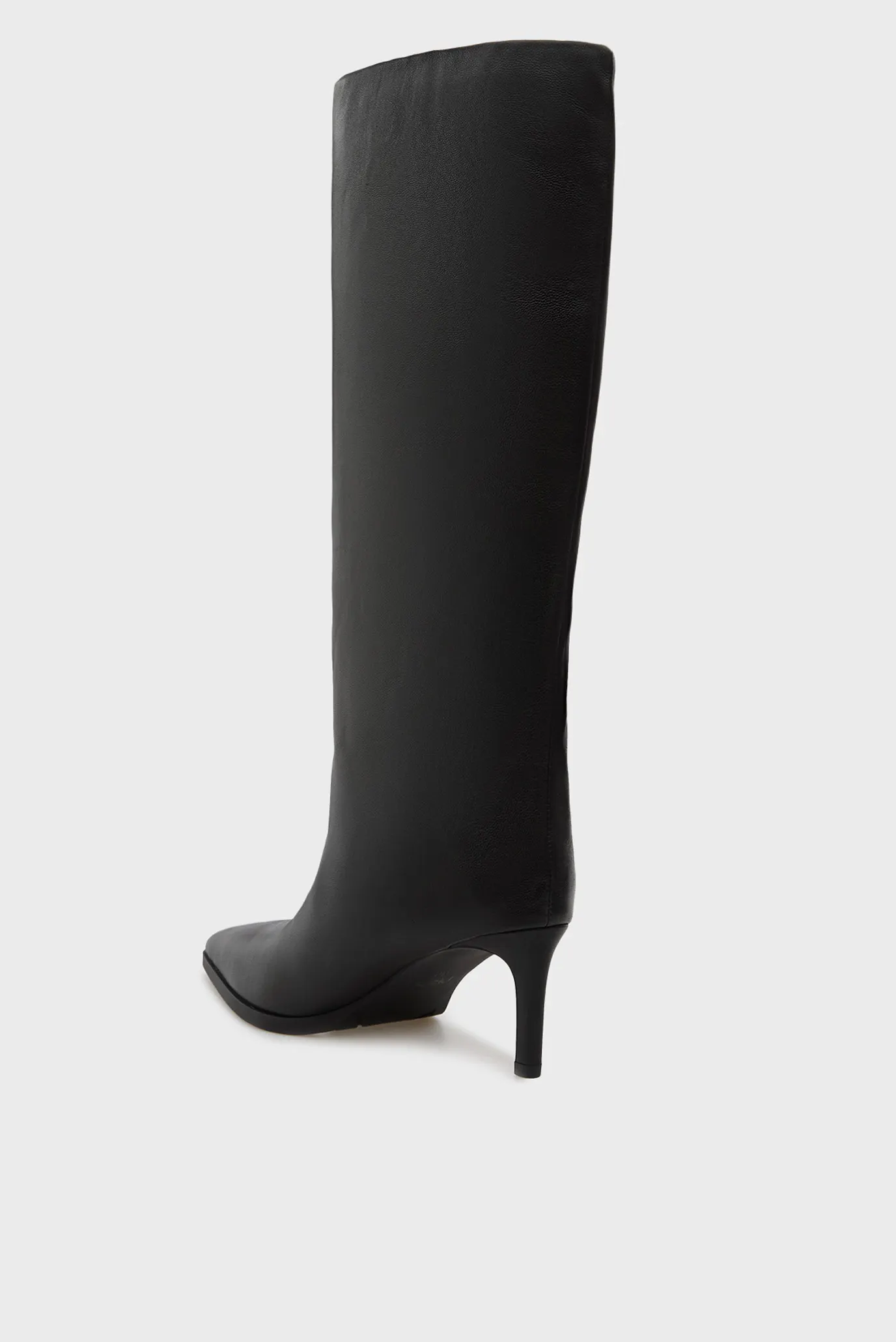 Женские черные кожаные сапоги Elodie 5