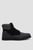 Мужские черные кожаные ботинки