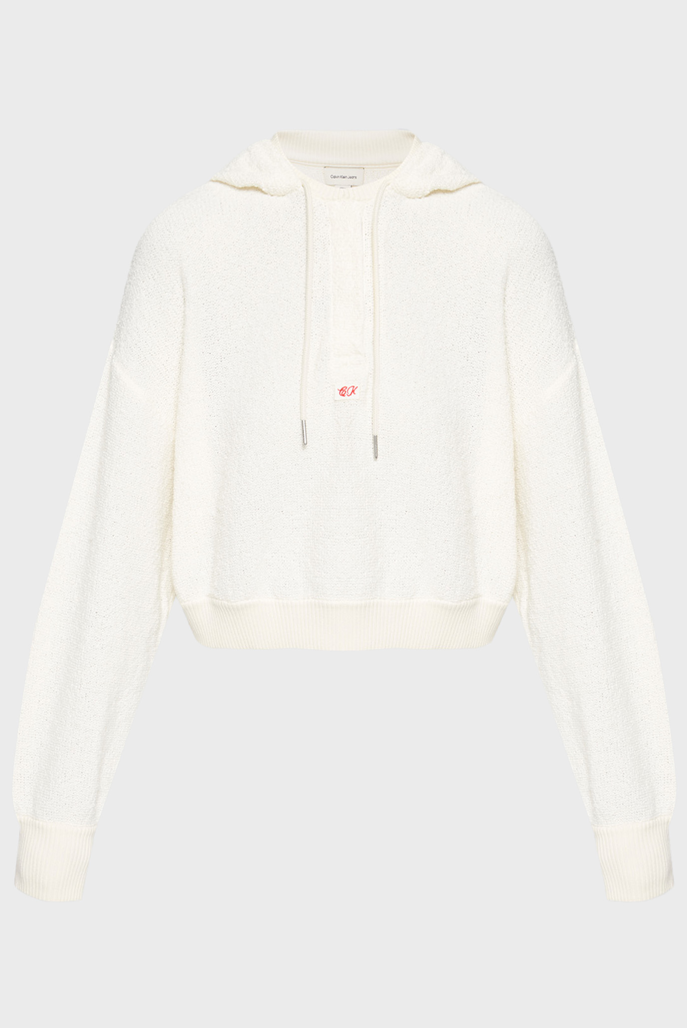 Женское белое худи A-TEXTURED Белый S Calvin Klein Jeans LV047C915G Женское белое худи A-TEXTURED Белый S Calvin Klein Jeans LV047C915G