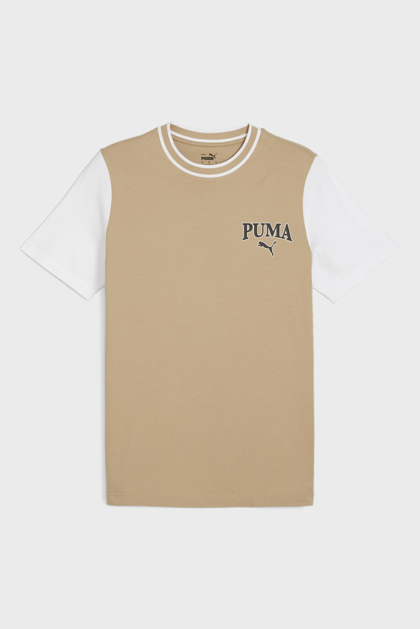 Мужская бежевая футболка PUMA SQUAD Men's Graphic Tee 1