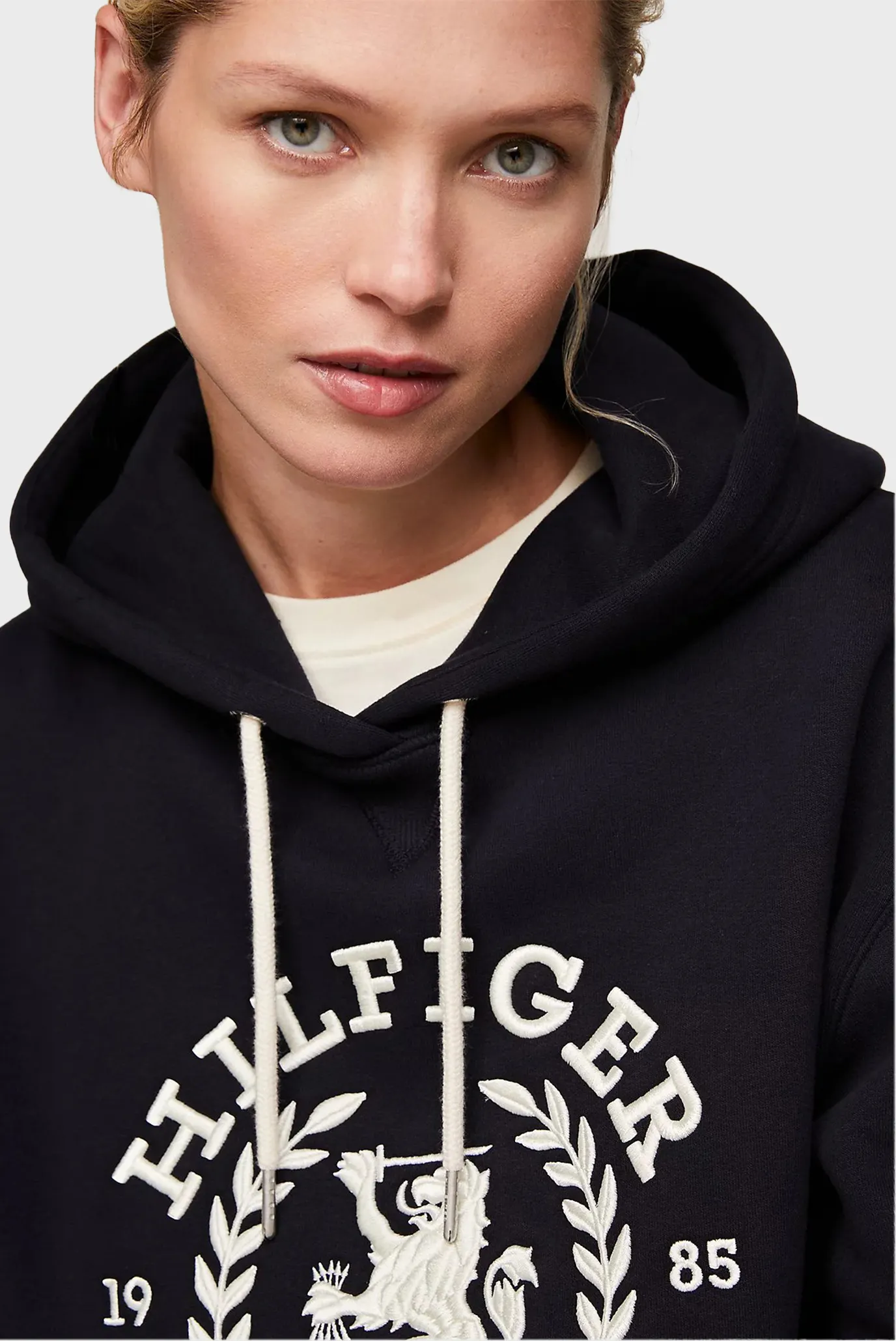 Женское темно-синее худи REG CREST 4