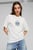 Женская белая футболка DOWNTOWN Relaxed Graphic Tee Women