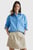Жіноча блакитна сорочка 1985 ORG CO