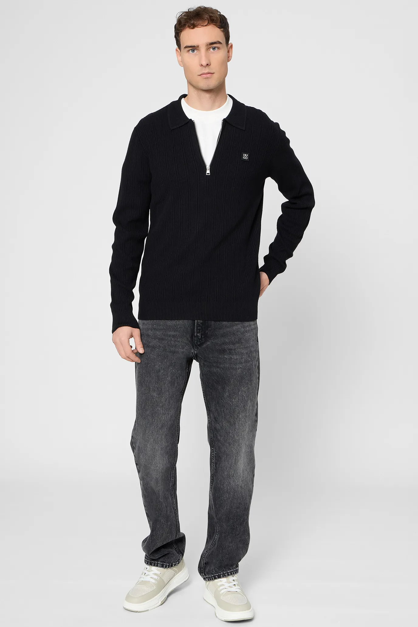 Мужские черные джинсы 2