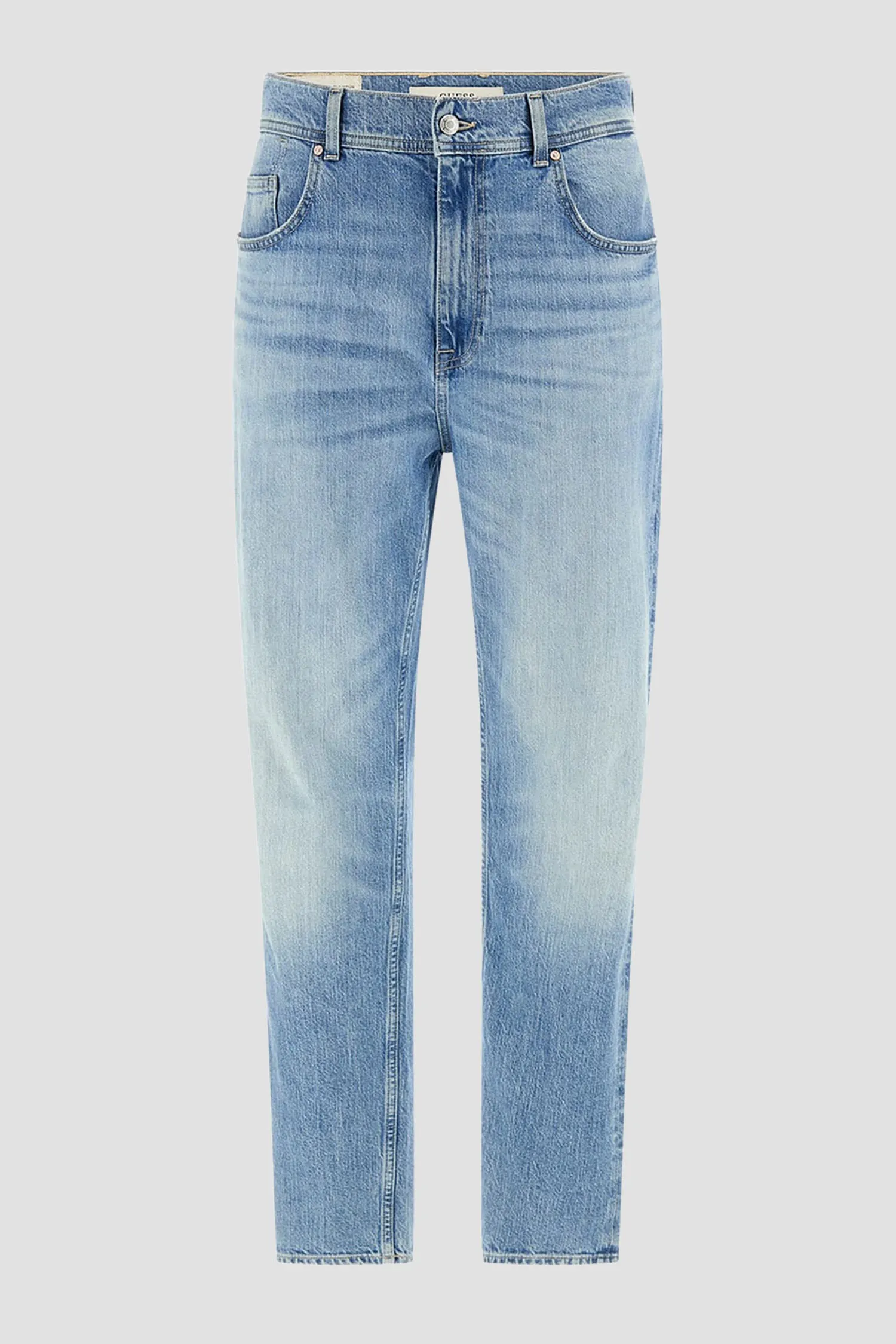 Мужские голубые джинсы 5