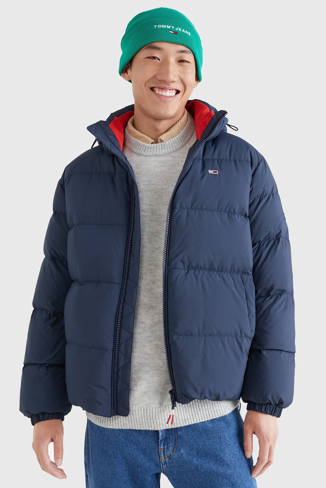 Чоловічий темно-синій пуховик TJM ESSENTIAL Tommy Jeans DM0DM15447 — MD ...