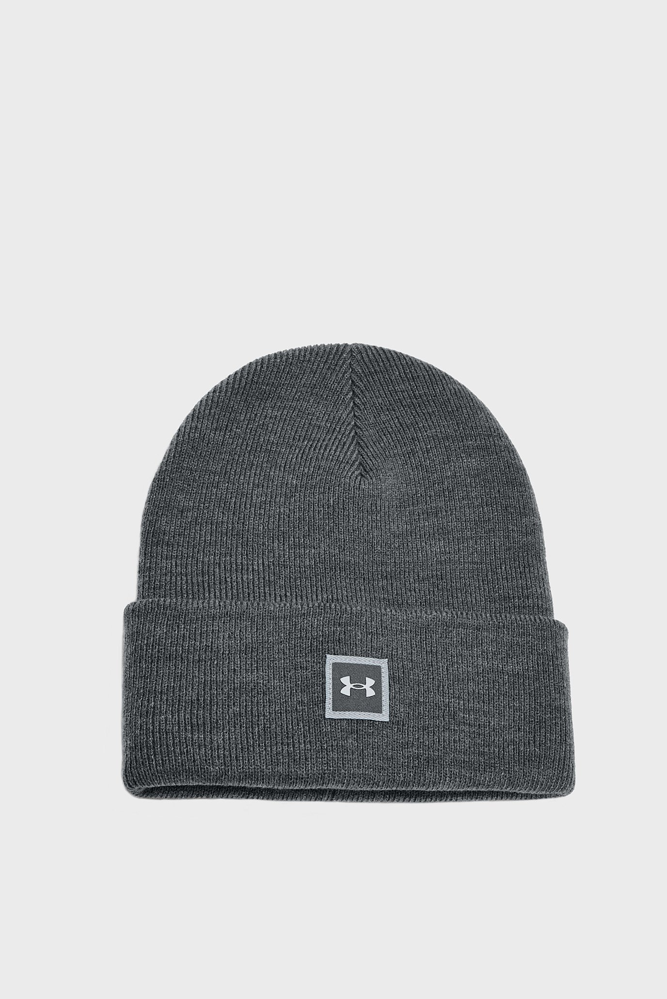 Серая шапка UA Unisex Truckstop Beanie 1