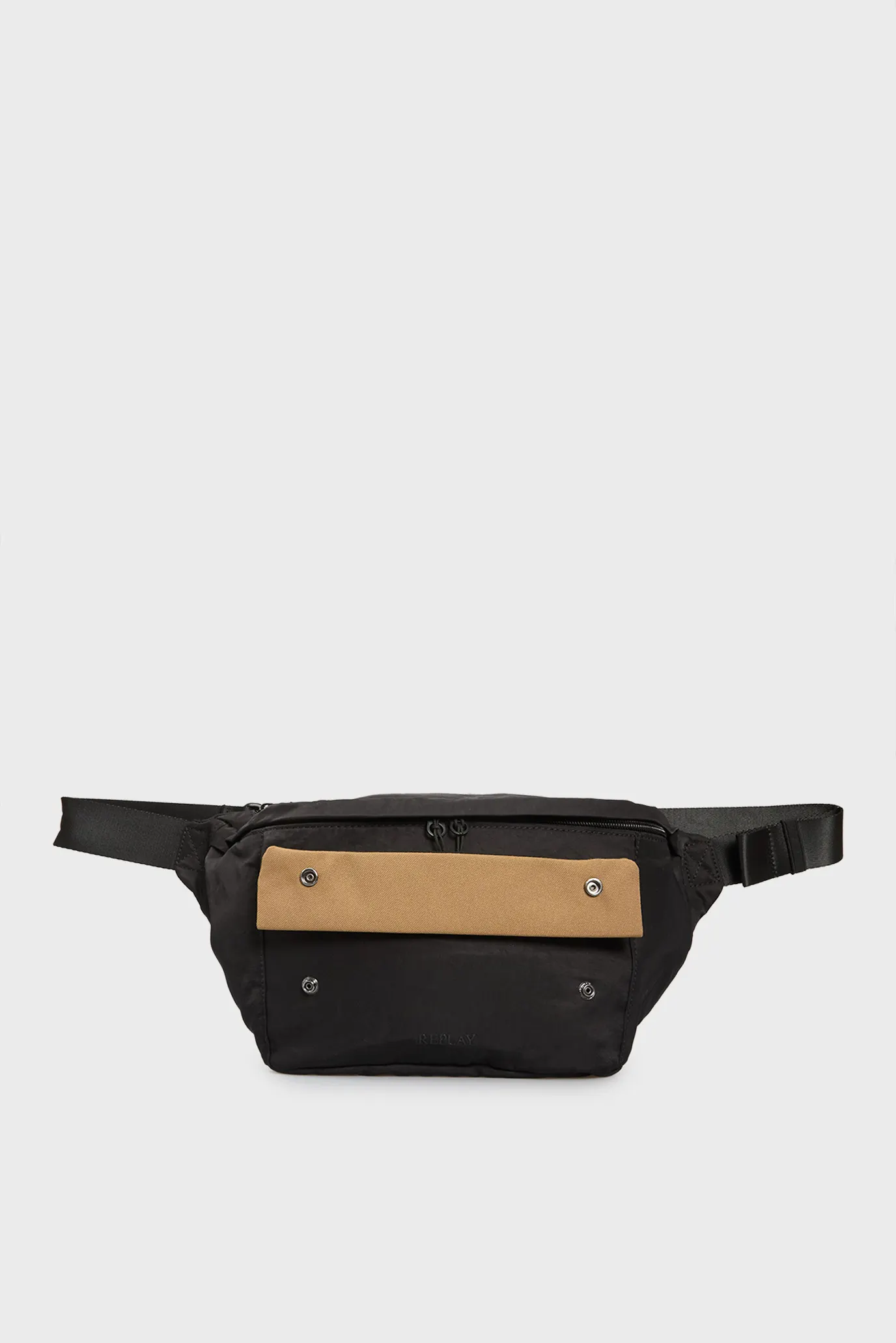 Чоловіча чорна поясна сумка 1
