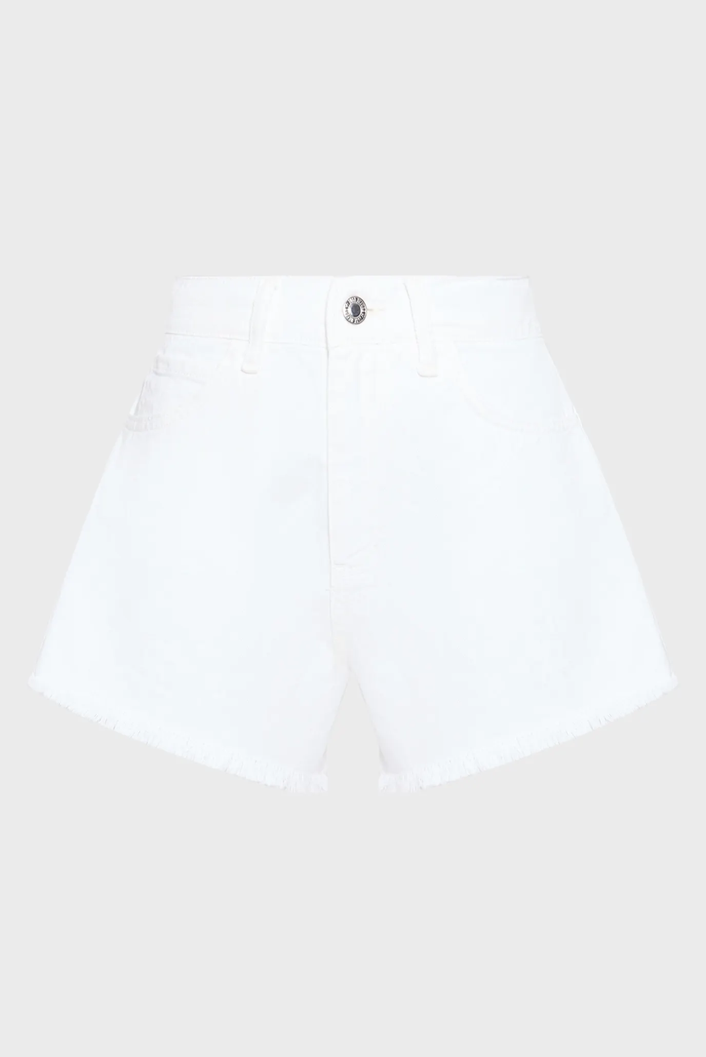 Женские белые джинсовые шорты 1