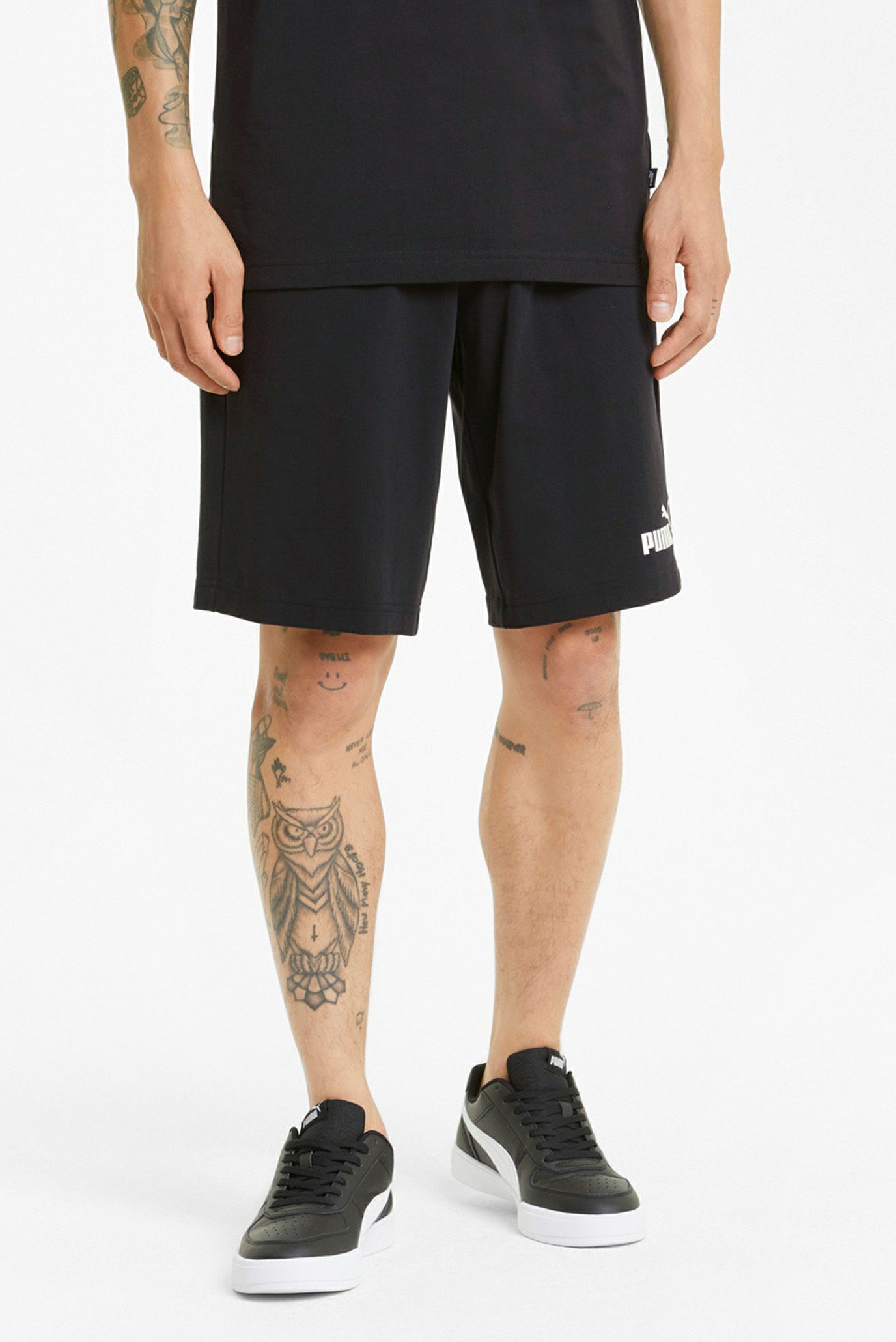Мужские черные шорты Essentials Jersey Men's Shorts 1