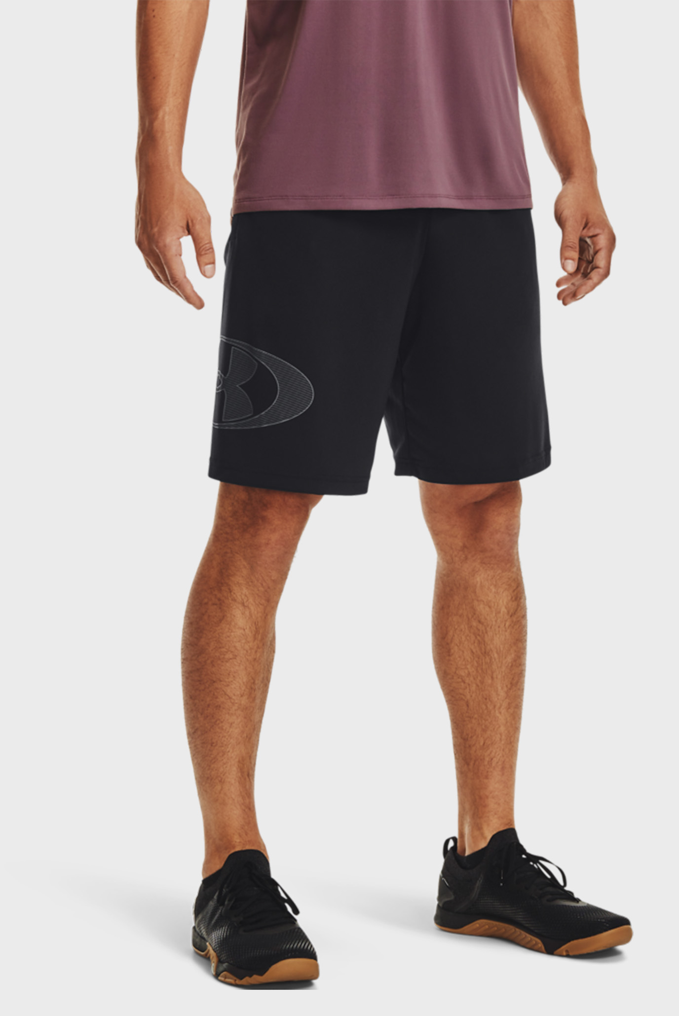 Мужские черные шорты UA Tech Lockertag Shorts 1