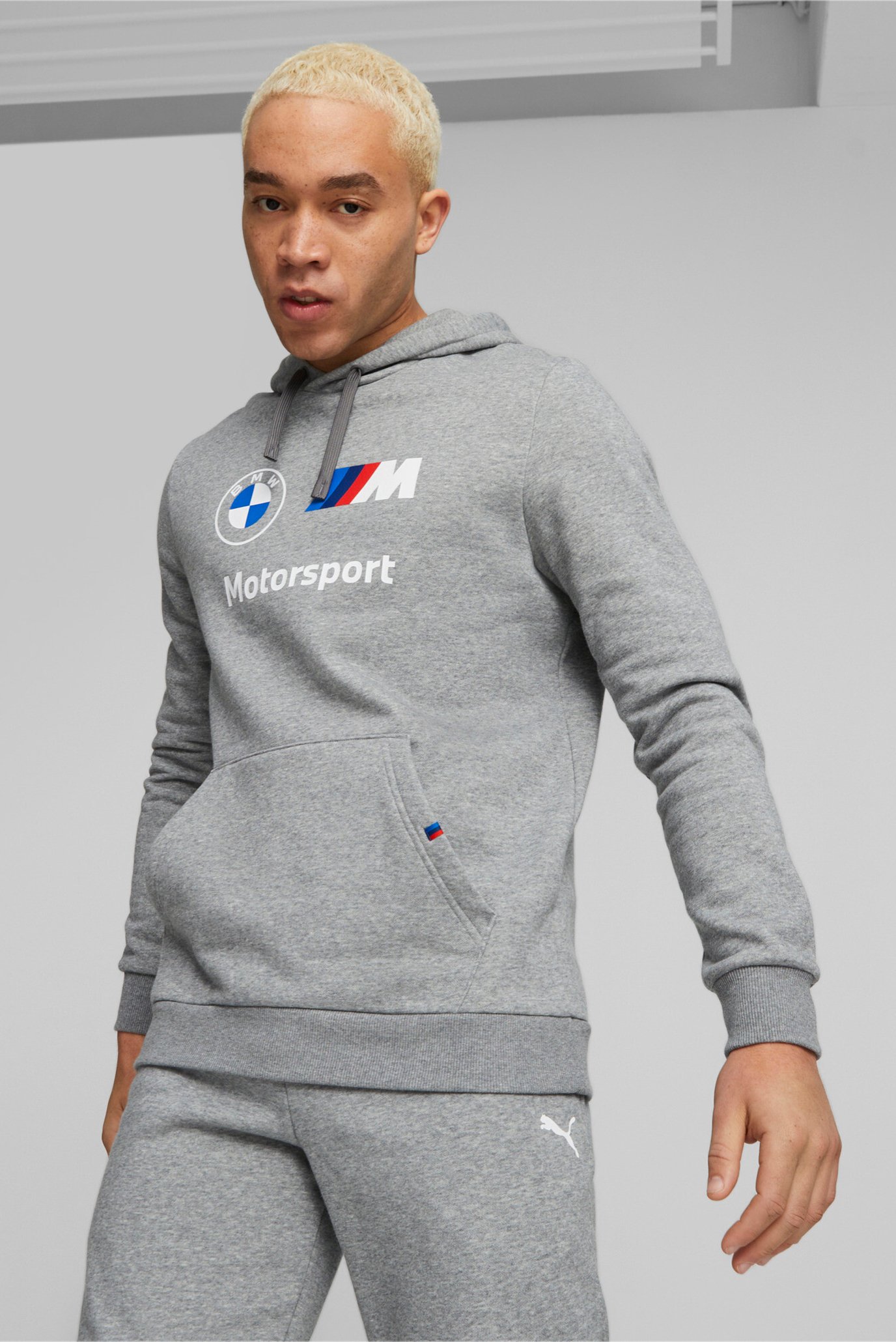 Puma bmw hoodie on sale grey