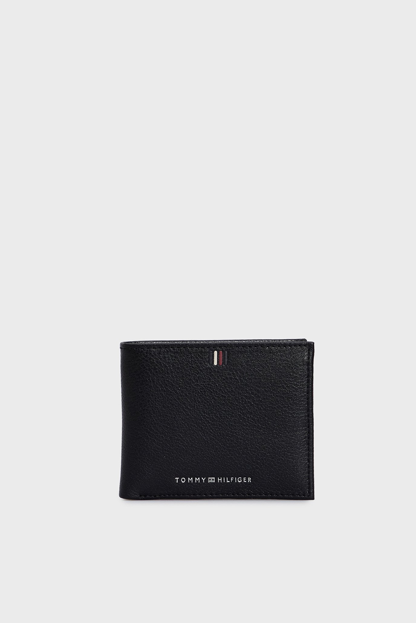 Чоловічий чорний шкіряний гаманець TH CENTRAL CC AND COIN 1