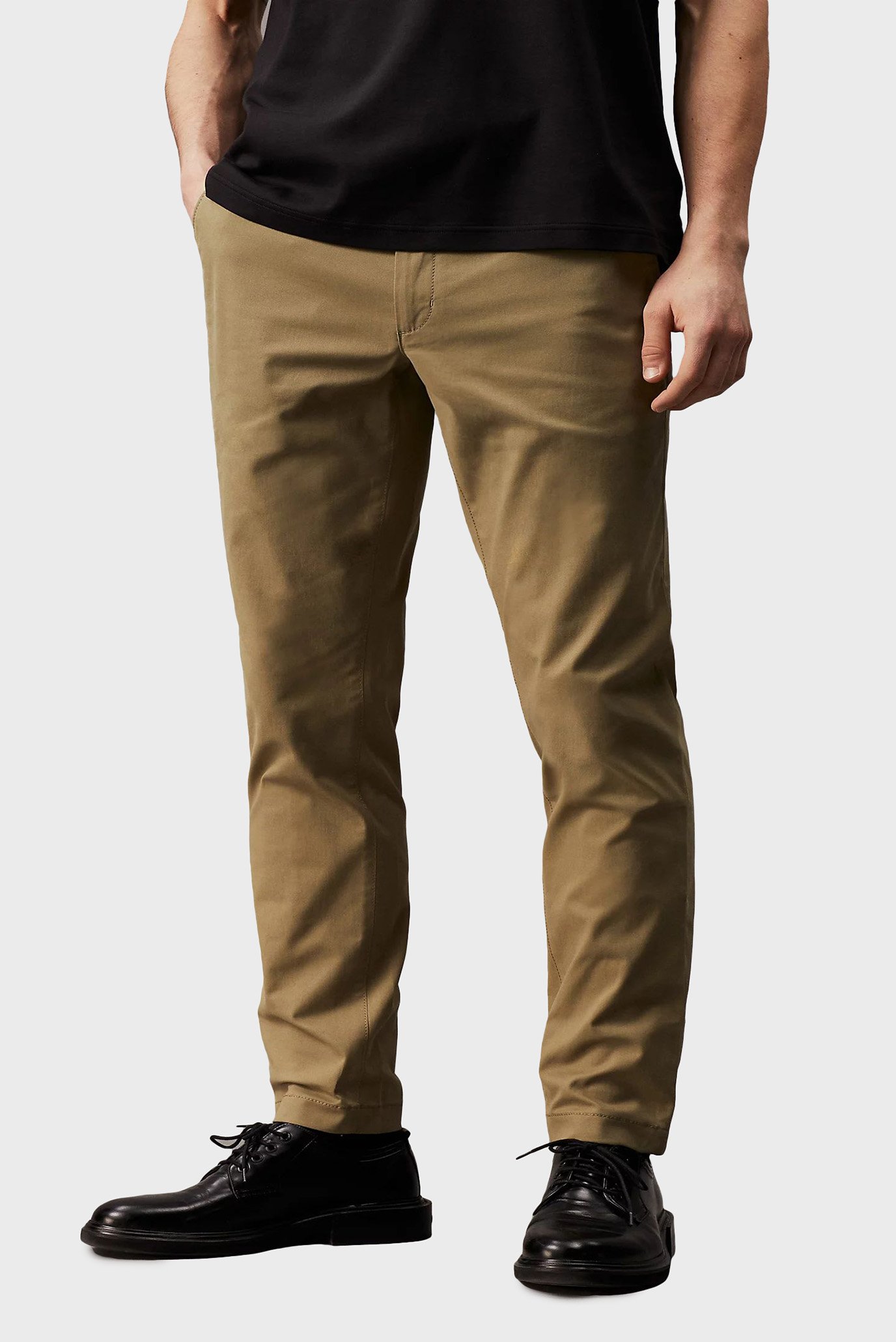 Чоловічі оливкові чіноси MODERN TWILL SLIM CHINO 1