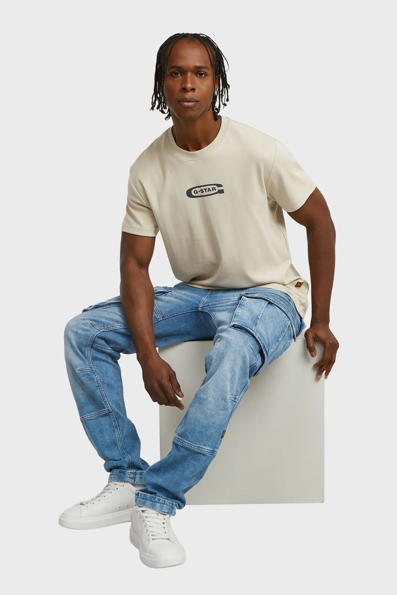 Чоловічі сині джинси Rovic 5