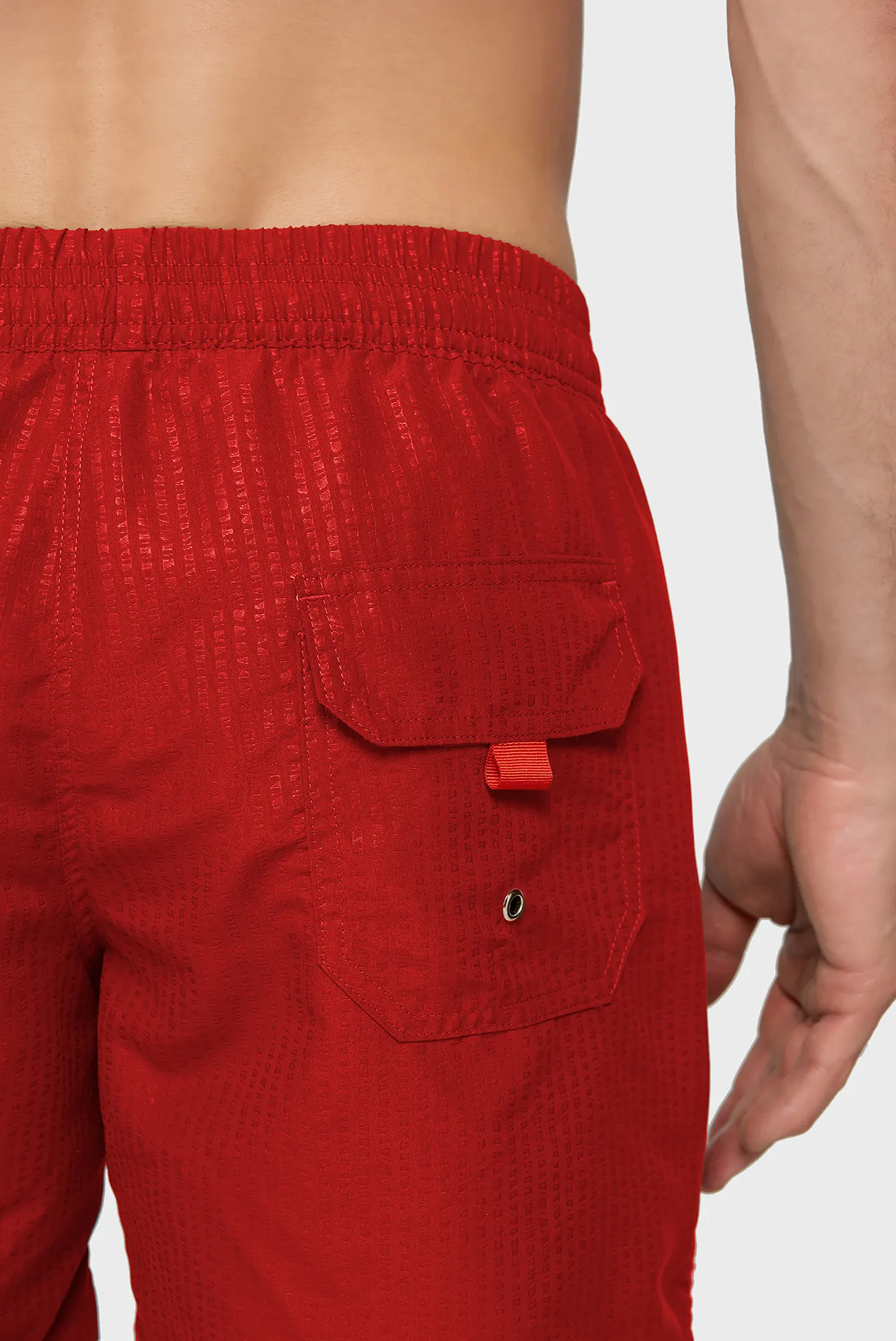 Чоловічі червоні плавальні шорти 5