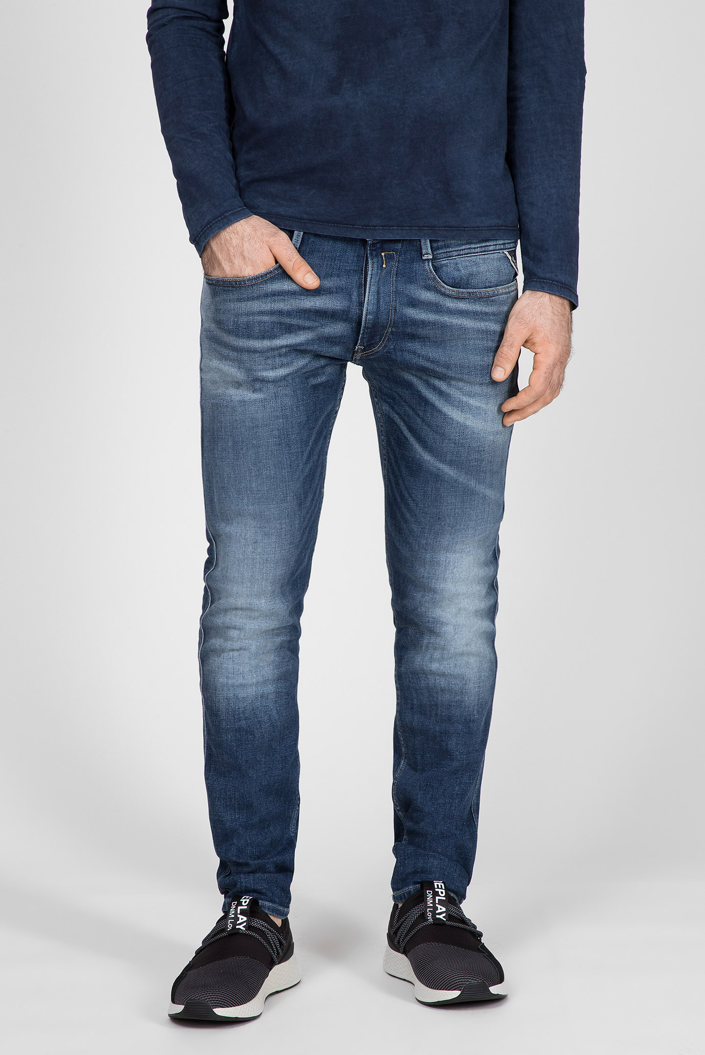 Чоловічі сині джинси ANBASS 1