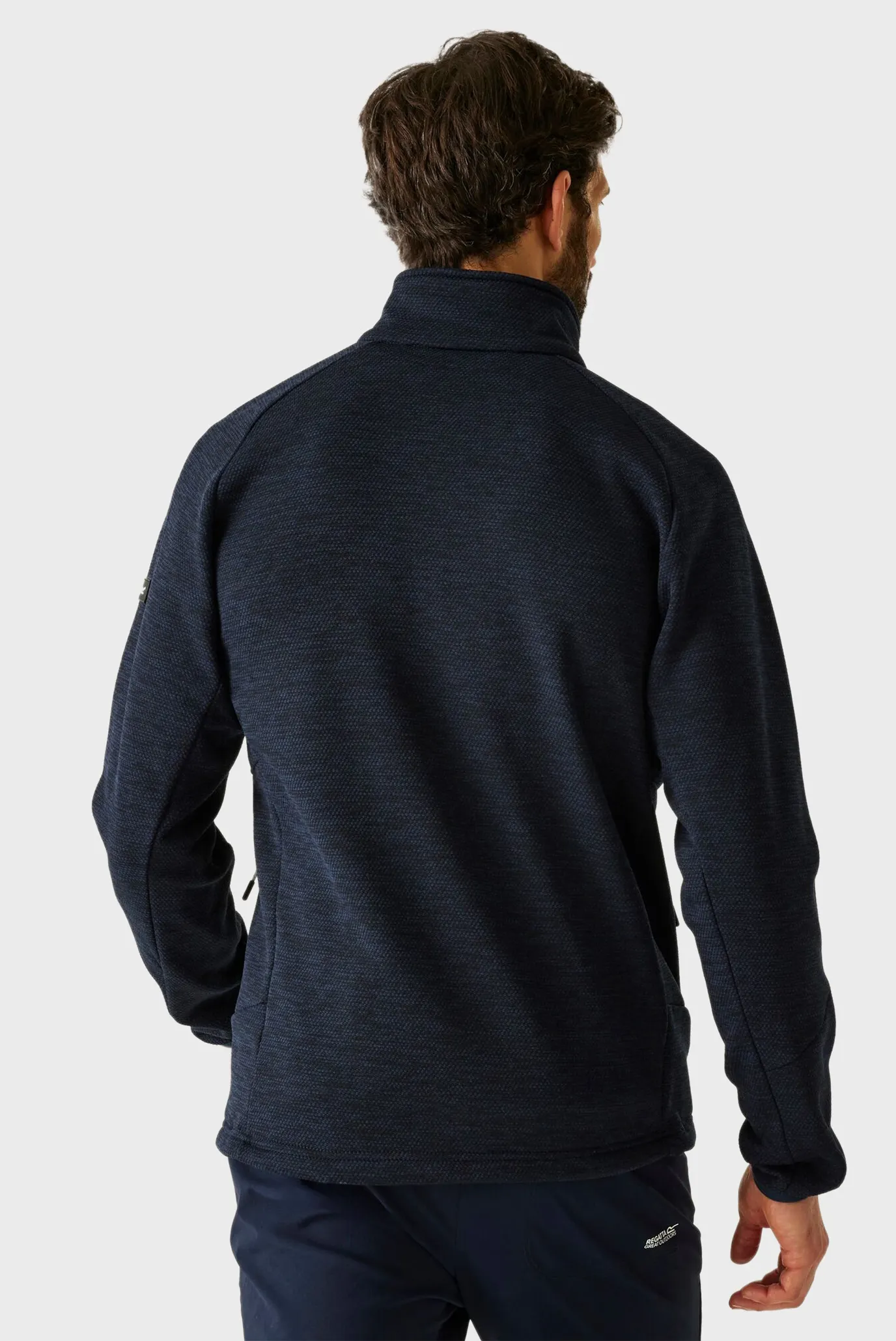 Мужская темно-синяя спортивная кофта 3