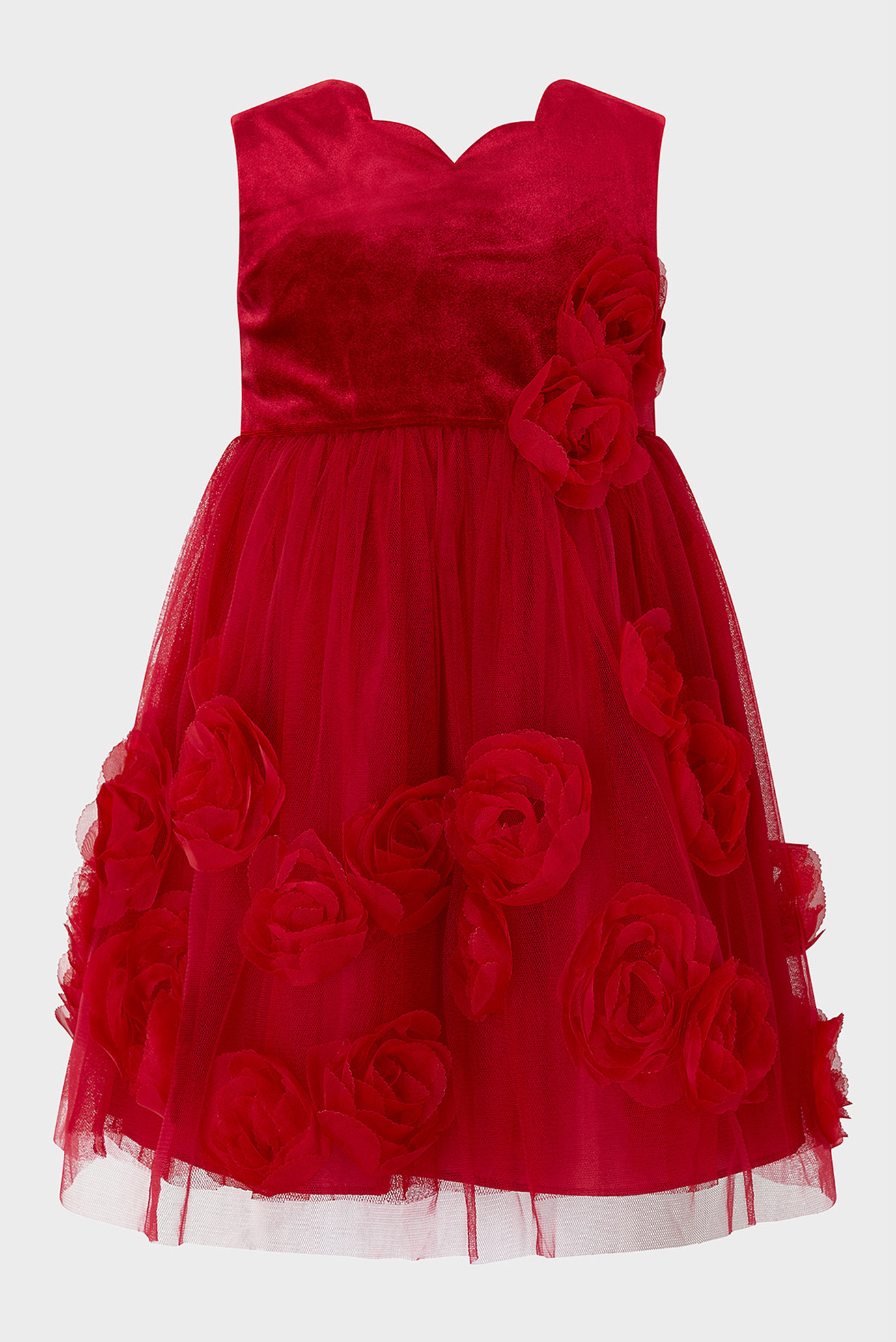 Детское красное платье BABY RASHIMA DRESS 1