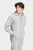 Мужское светло-серое худи Essentials Fleece 3-Stripes Full-Zip