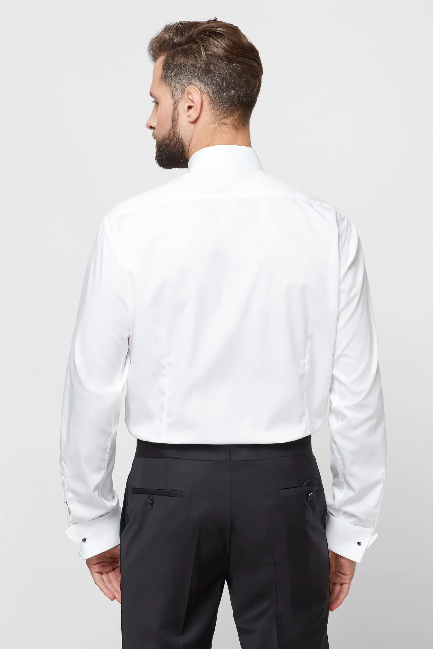 Мужская белая рубашка 3