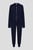 Женский темно-синий кашемировый костюм (худи, брюки)