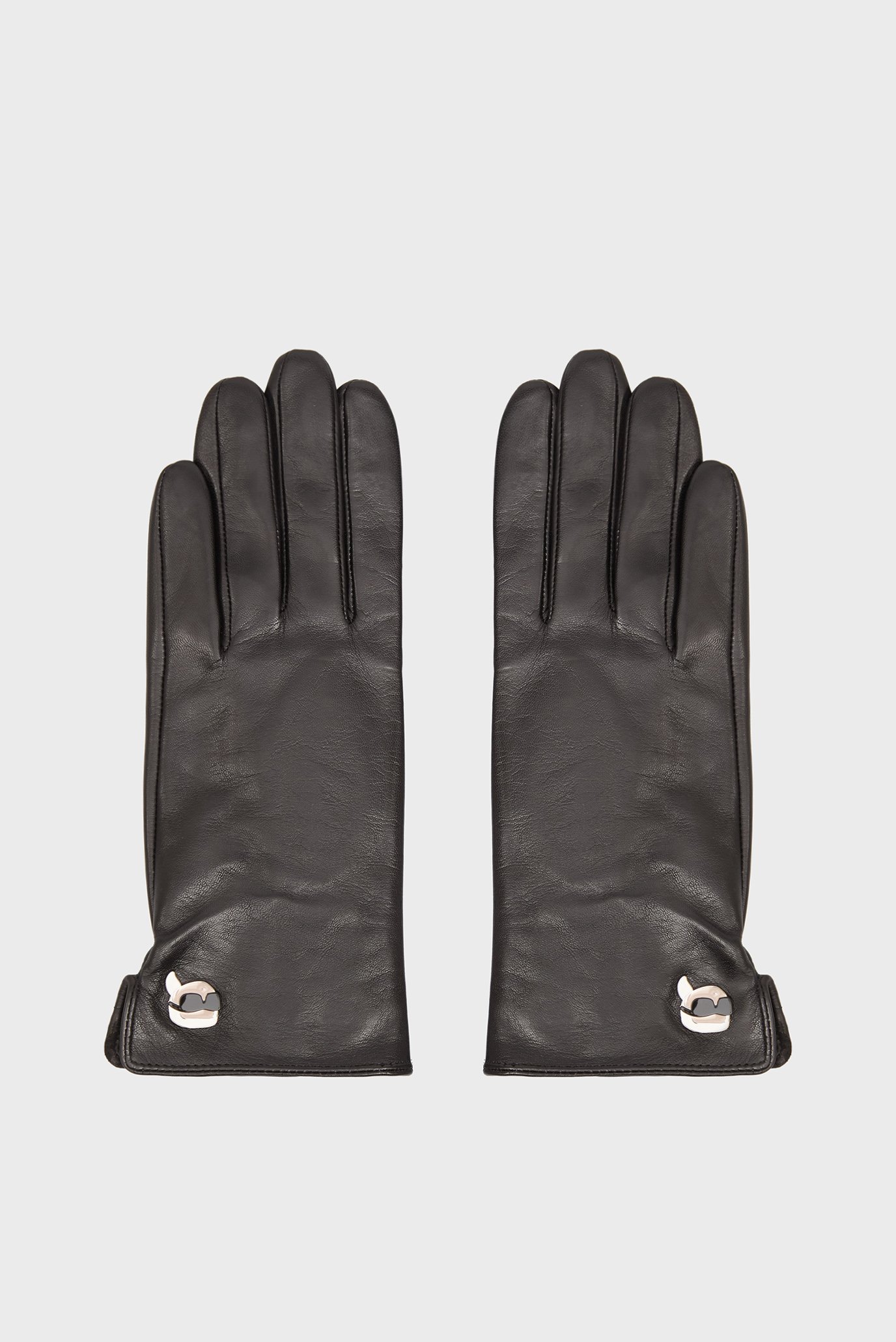 Женские черные кожаные перчатки ikon pin ff Черный L Karl Lagerfeld A4W33112 Женские черные кожаные перчатки ikon pin ff Черный L Karl Lagerfeld A4W33112