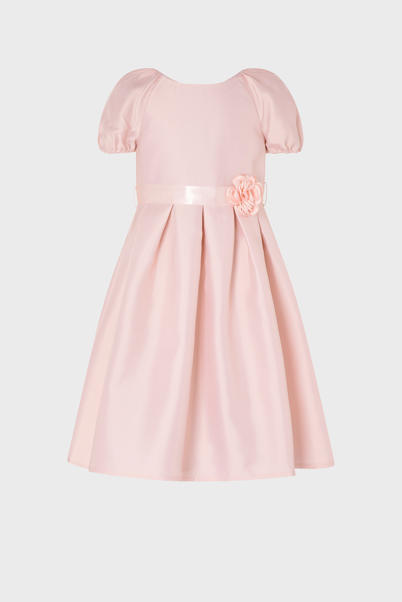 Детское розовое платье PUFF SLEEVE DUCHESS 1