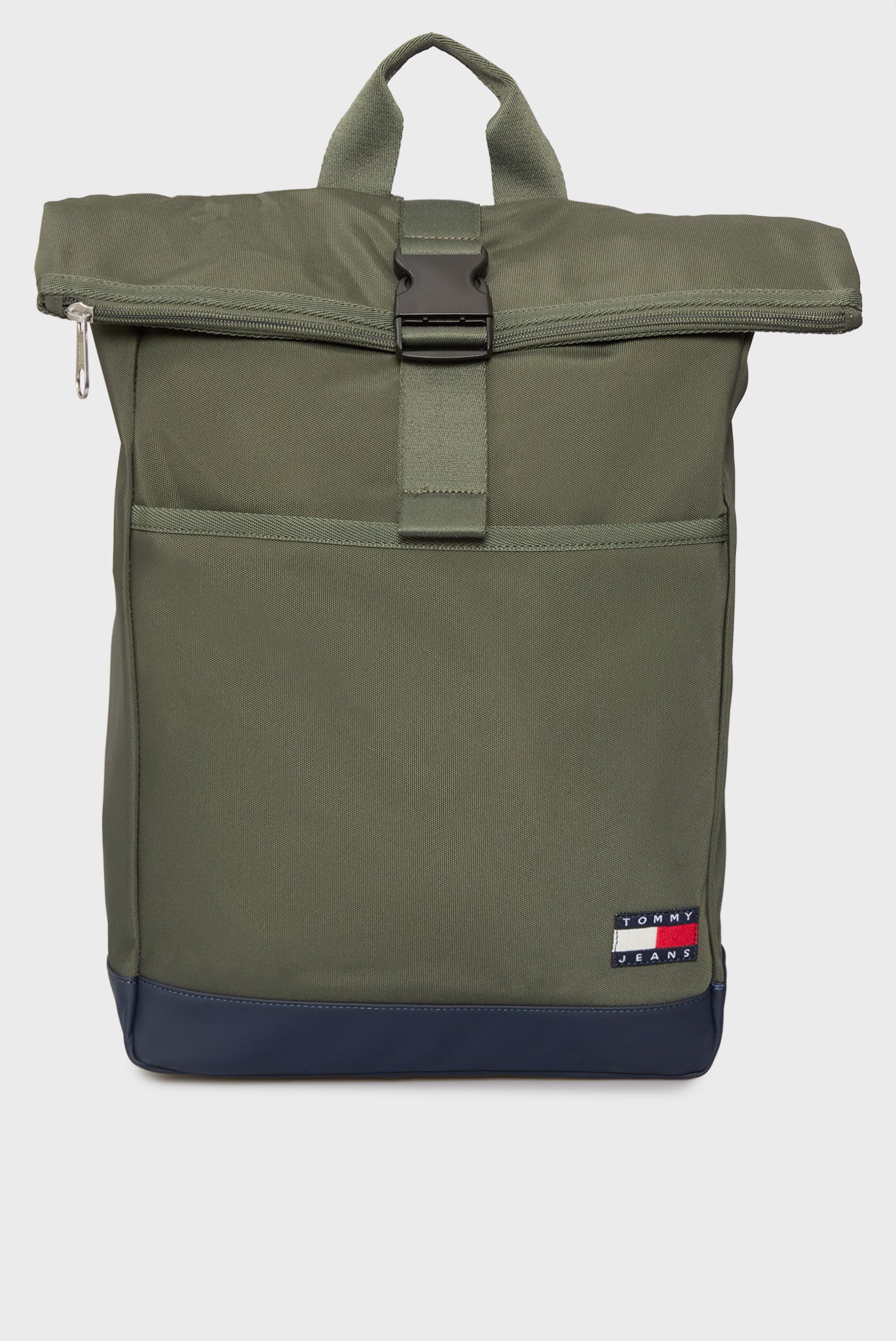 Мужской темно-зеленый рюкзак ESS DAILY ROLLTOP Зеленый ONESIZE Tommy Jeans AM0AM13401 Мужской темно-зеленый рюкзак ESS DAILY ROLLTOP Зеленый ONESIZE Tommy Jeans AM0AM13401