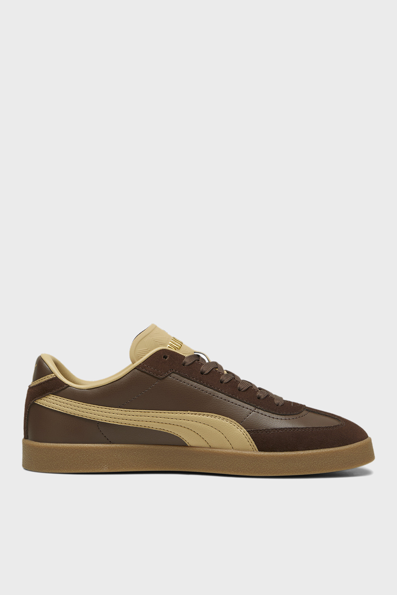 Коричневі шкіряні снікерси PUMA Club II Era Sneakers Unisex 1