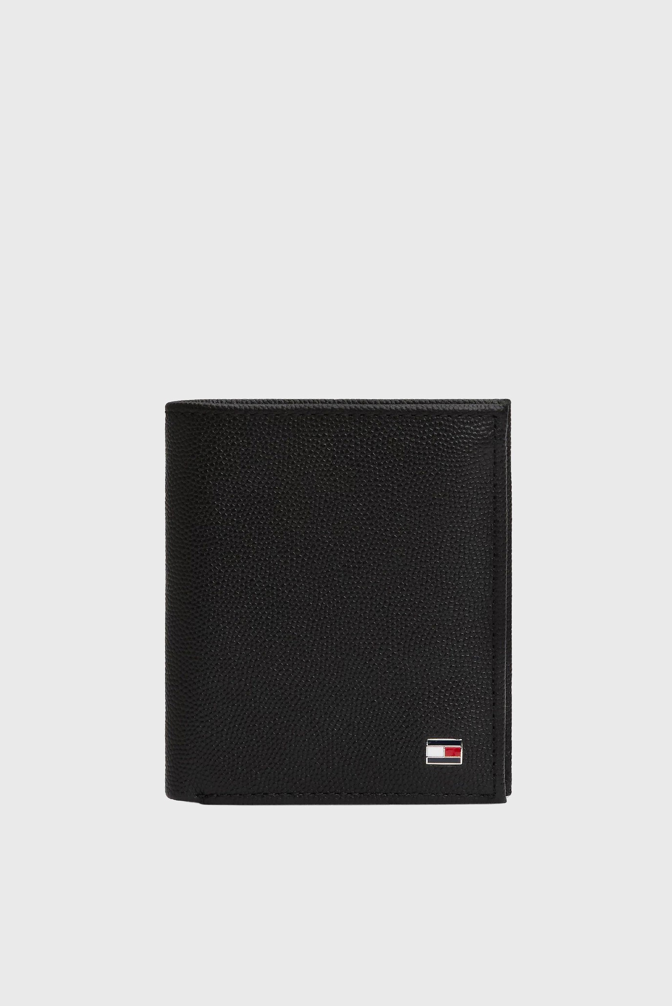 Мужской черный кожаный кошелек FLAG TRIFOLD Черный ONESIZE Tommy Hilfiger AM0AM13521 Мужской черный кожаный кошелек FLAG TRIFOLD Черный ONESIZE Tommy Hilfiger AM0AM13521