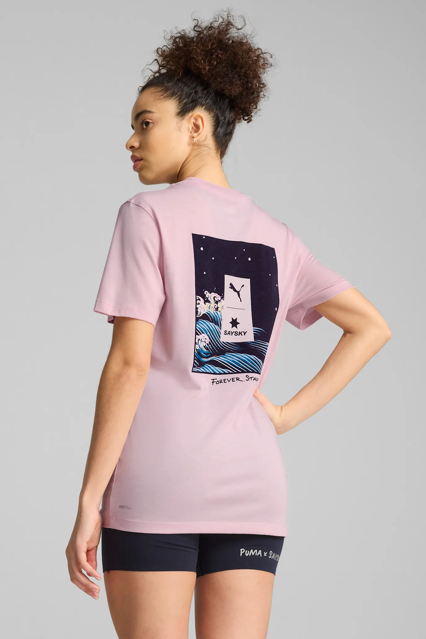 Пудрова футболка PUMA x SAYSKY Running Tee (унісекс) 5