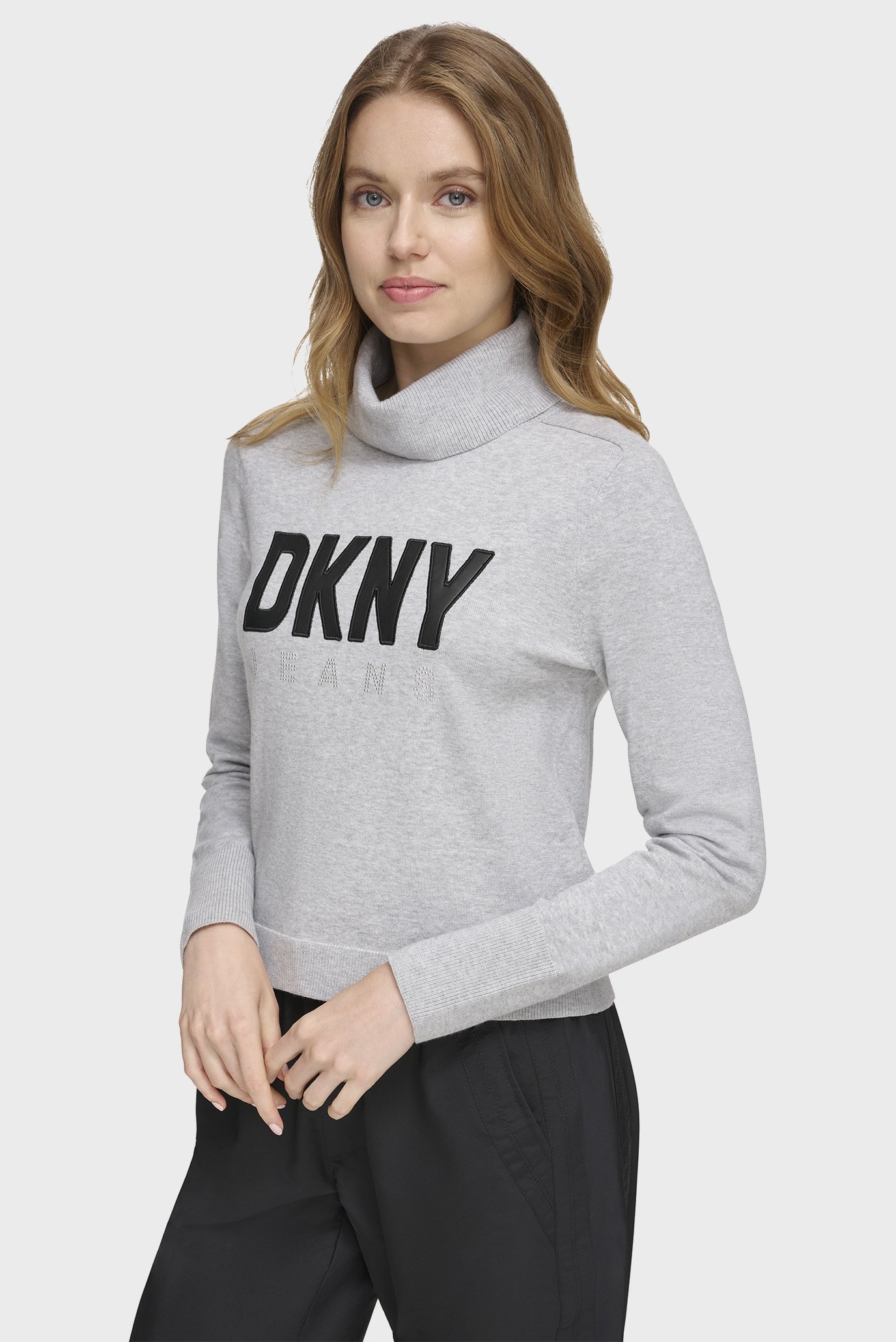 Женский серый гольф Серый M DKNY E3JSAM13 Женский серый гольф Серый M DKNY E3JSAM13